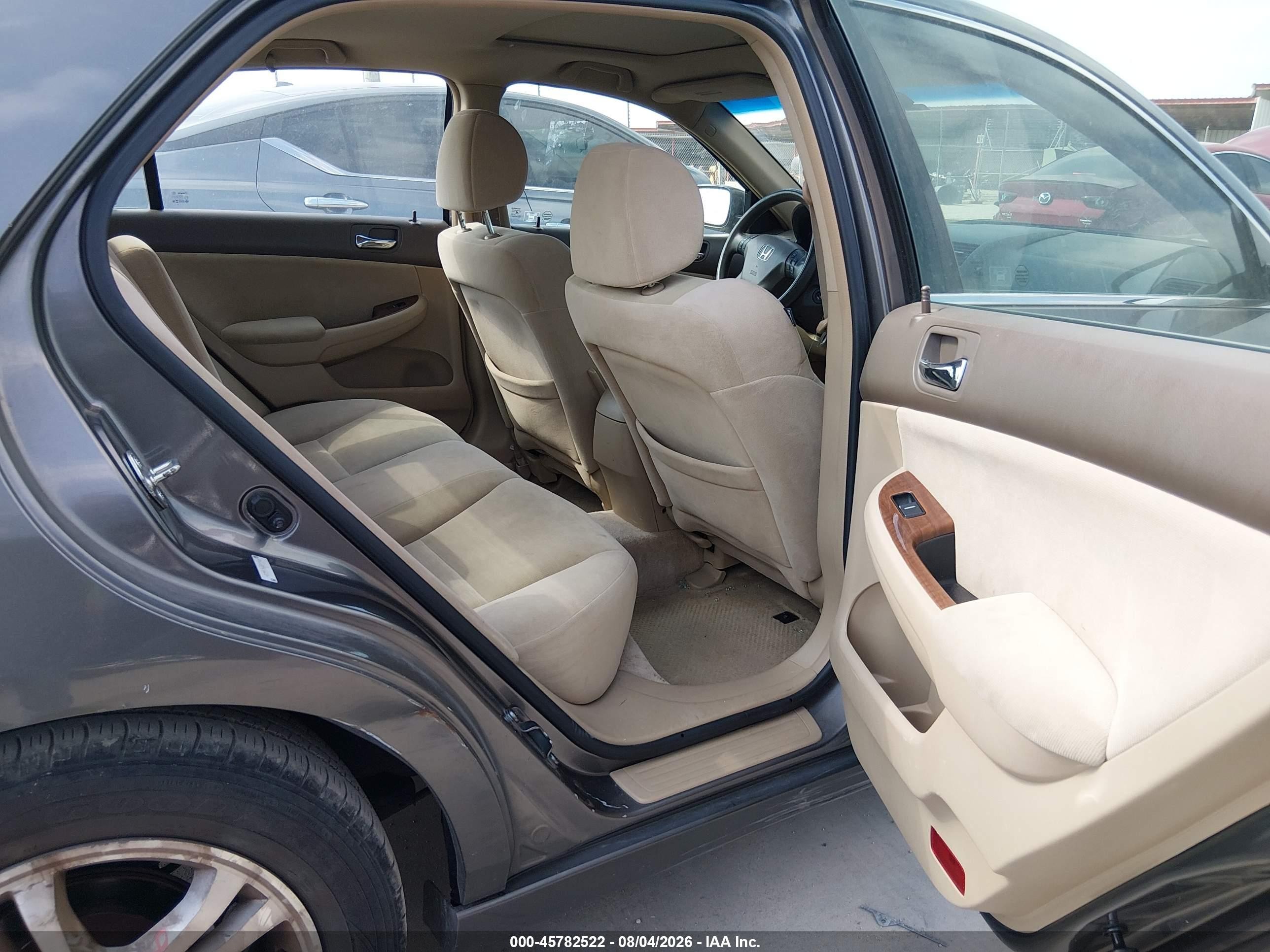 2006 Honda Accord 2.4 Ex Серый vin: 1HGCM56766A072344