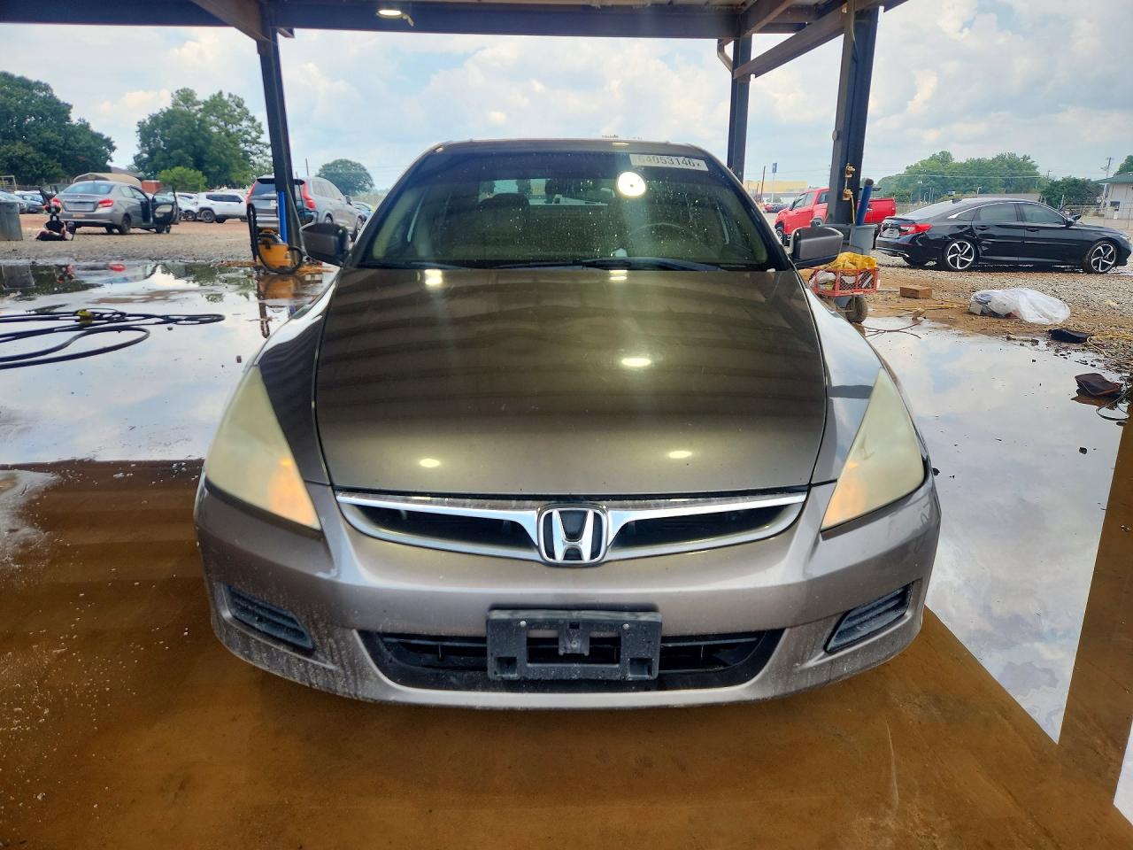 2006 Honda Accord Ex Gray vin: 1HGCM56766A099270