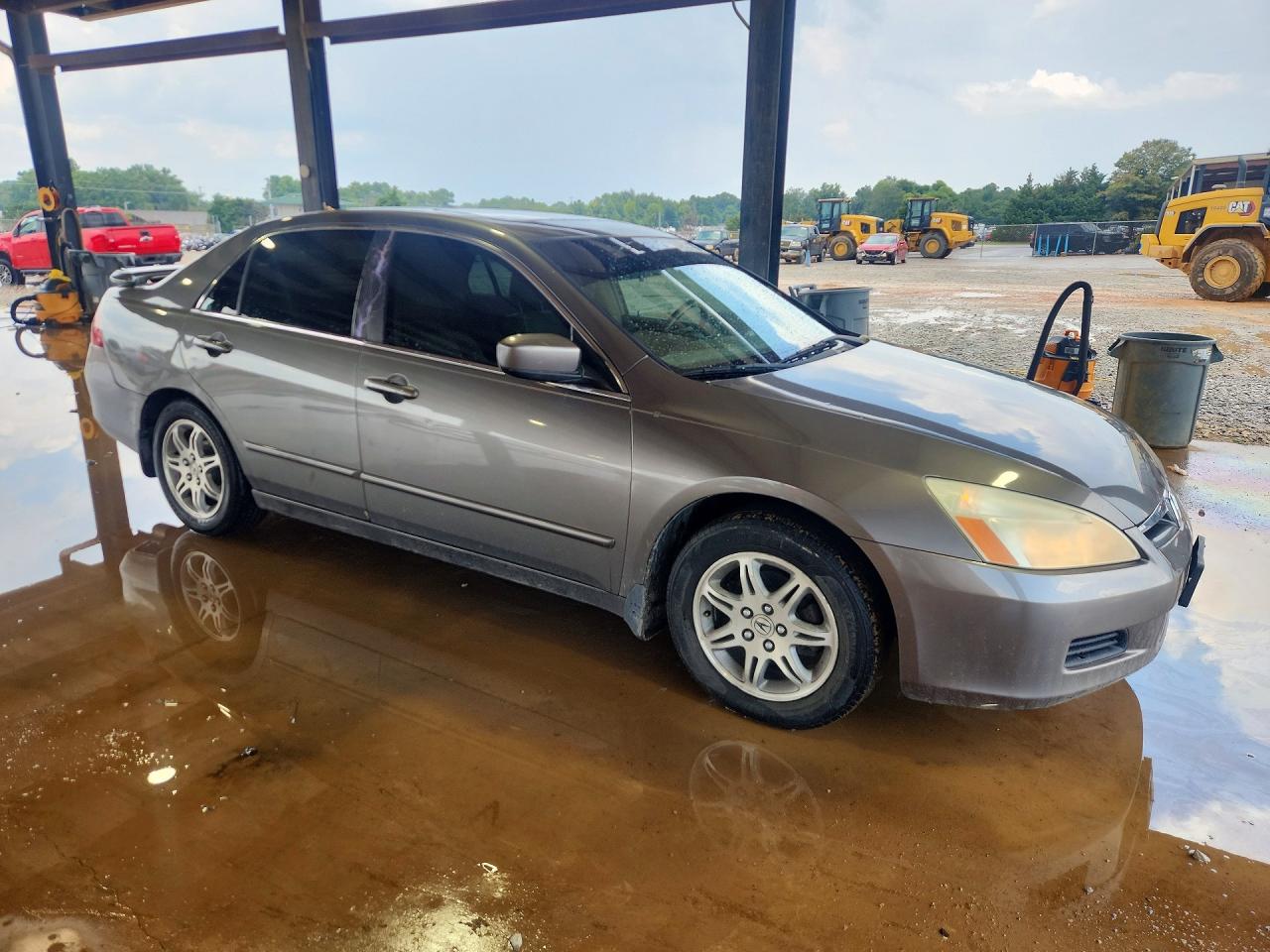 2006 Honda Accord Ex Gray vin: 1HGCM56766A099270