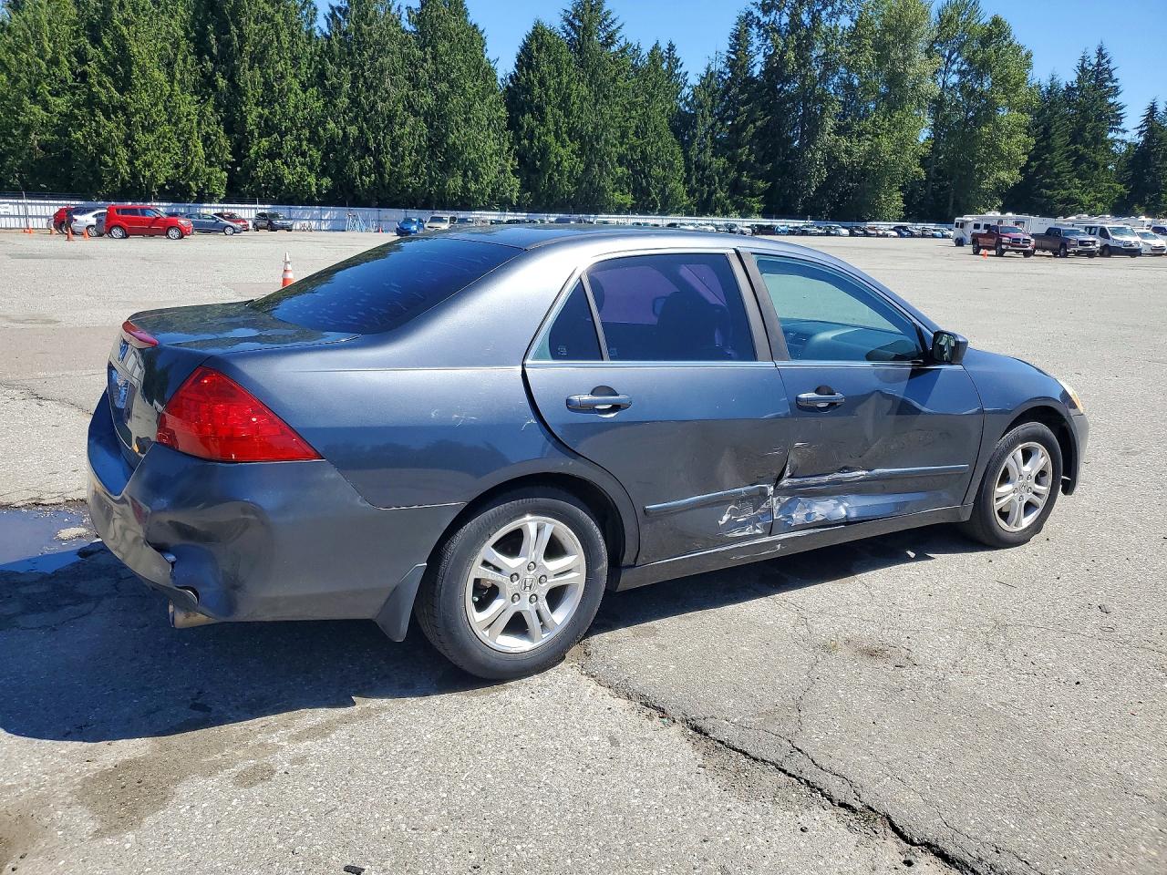 2006 Honda Accord Ex Gray vin: 1HGCM56766A146331