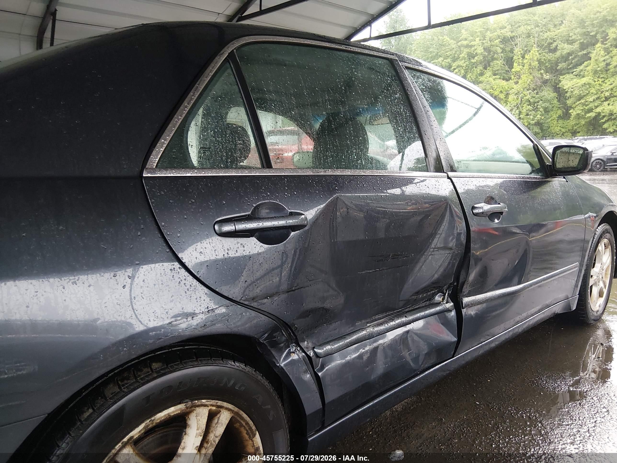 2007 Honda Accord 2.4 Ex Серый vin: 1HGCM56767A057232