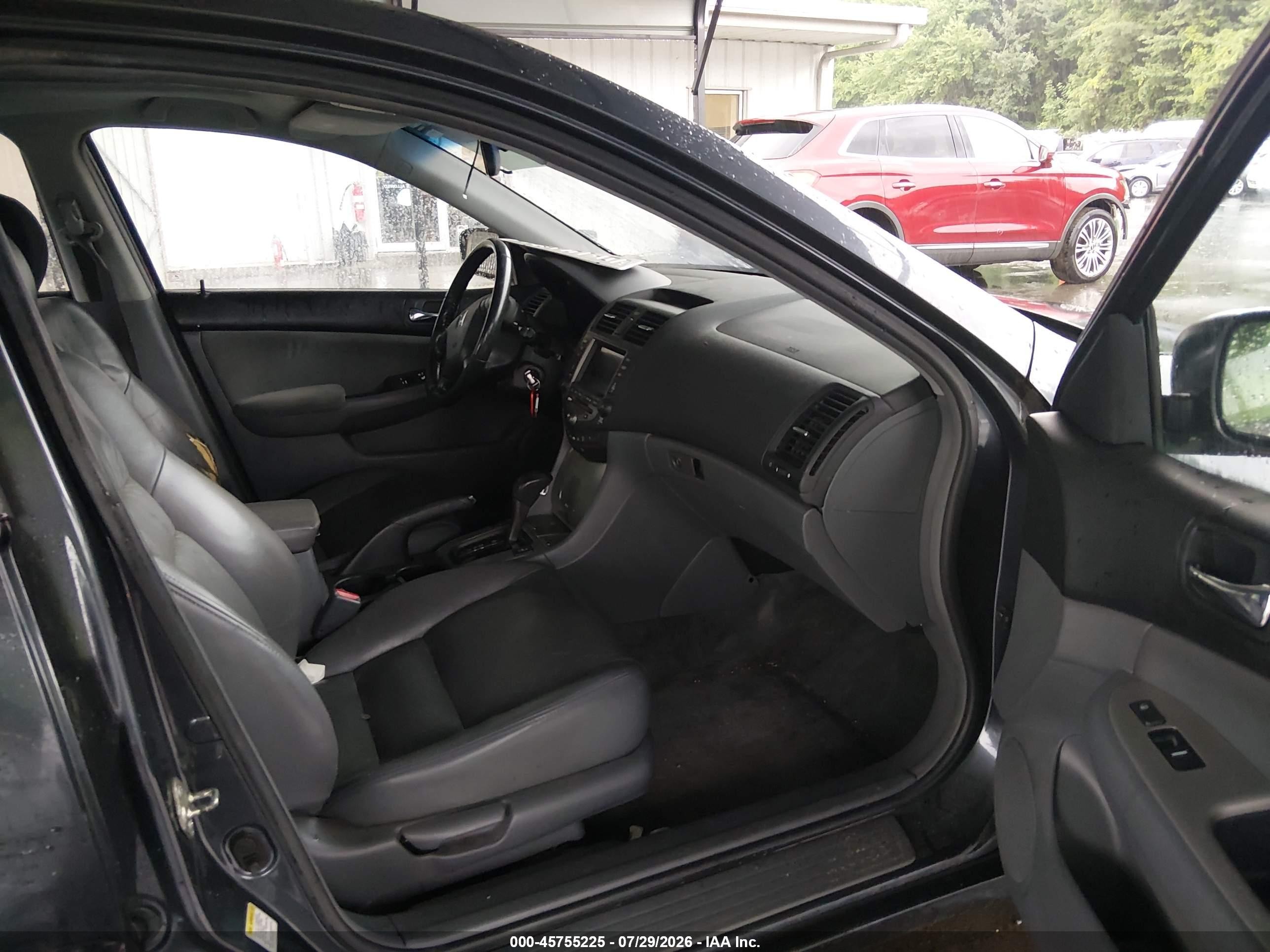 2007 Honda Accord 2.4 Ex Серый vin: 1HGCM56767A057232
