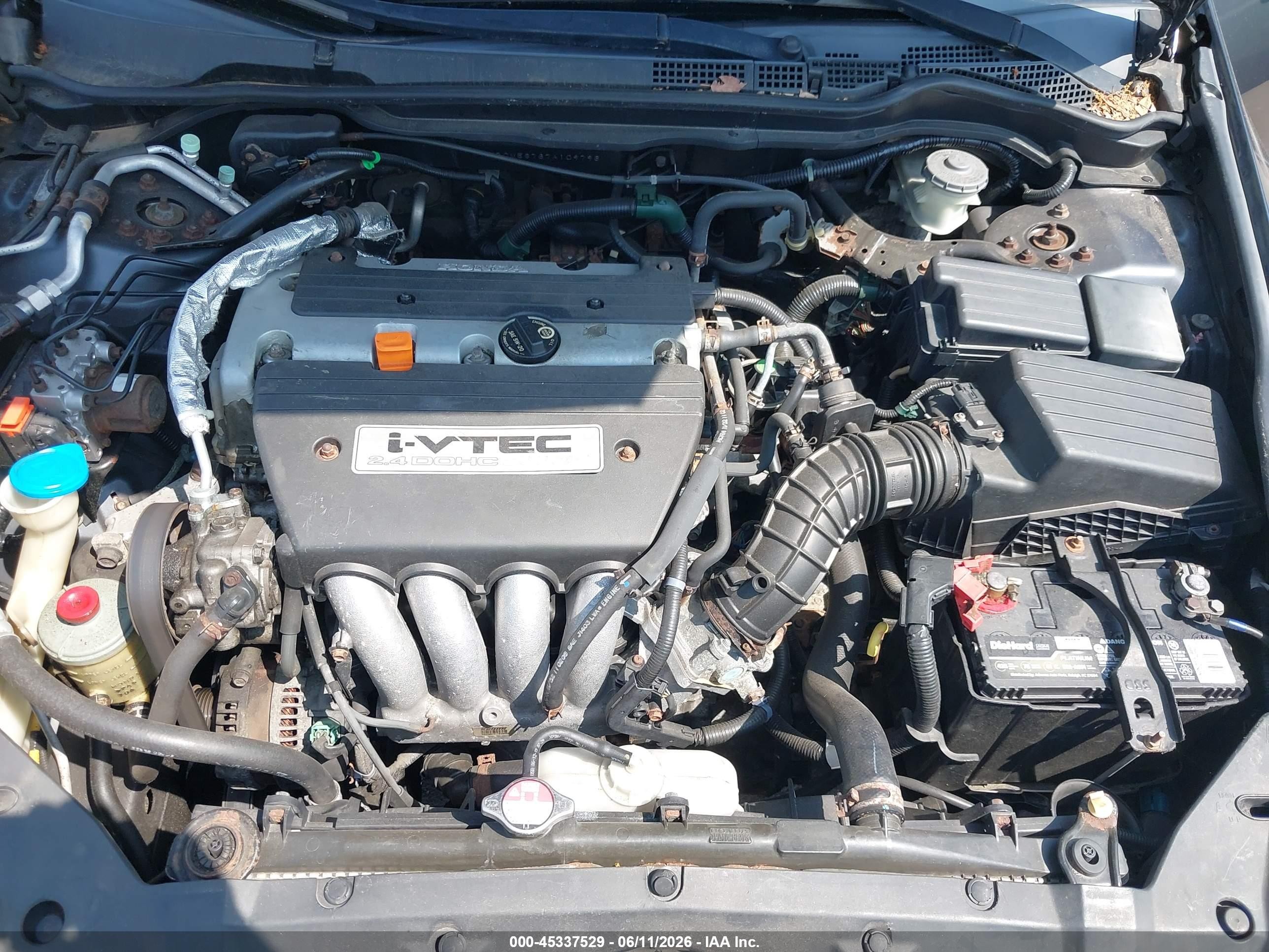 2007 Honda Accord 2.4 Ex Gray vin: 1HGCM56767A109796