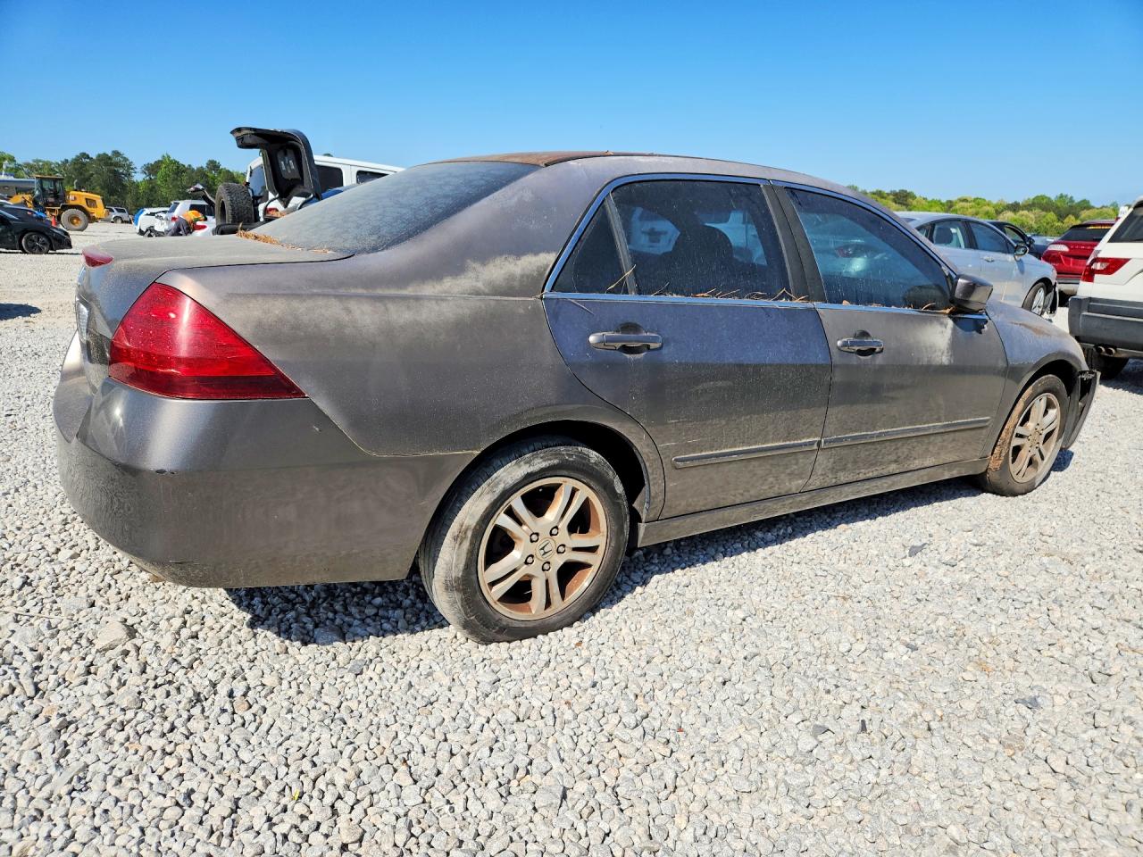 2007 Honda Accord Ex Gray vin: 1HGCM56767A125366