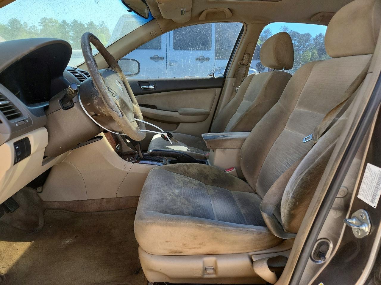 2007 Honda Accord Ex Gray vin: 1HGCM56767A125366