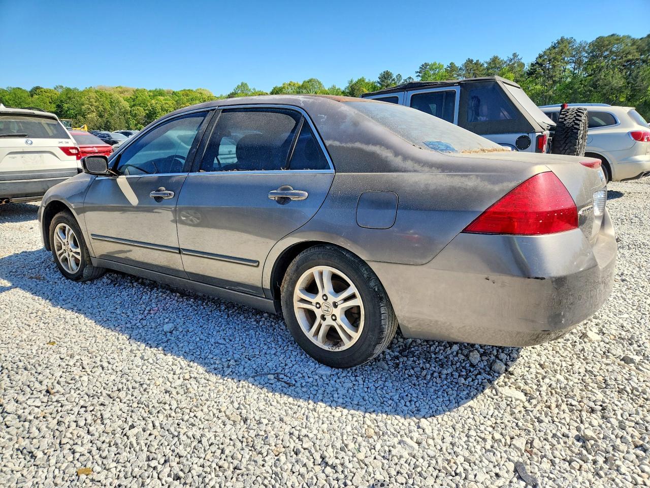 2007 Honda Accord Ex Gray vin: 1HGCM56767A125366
