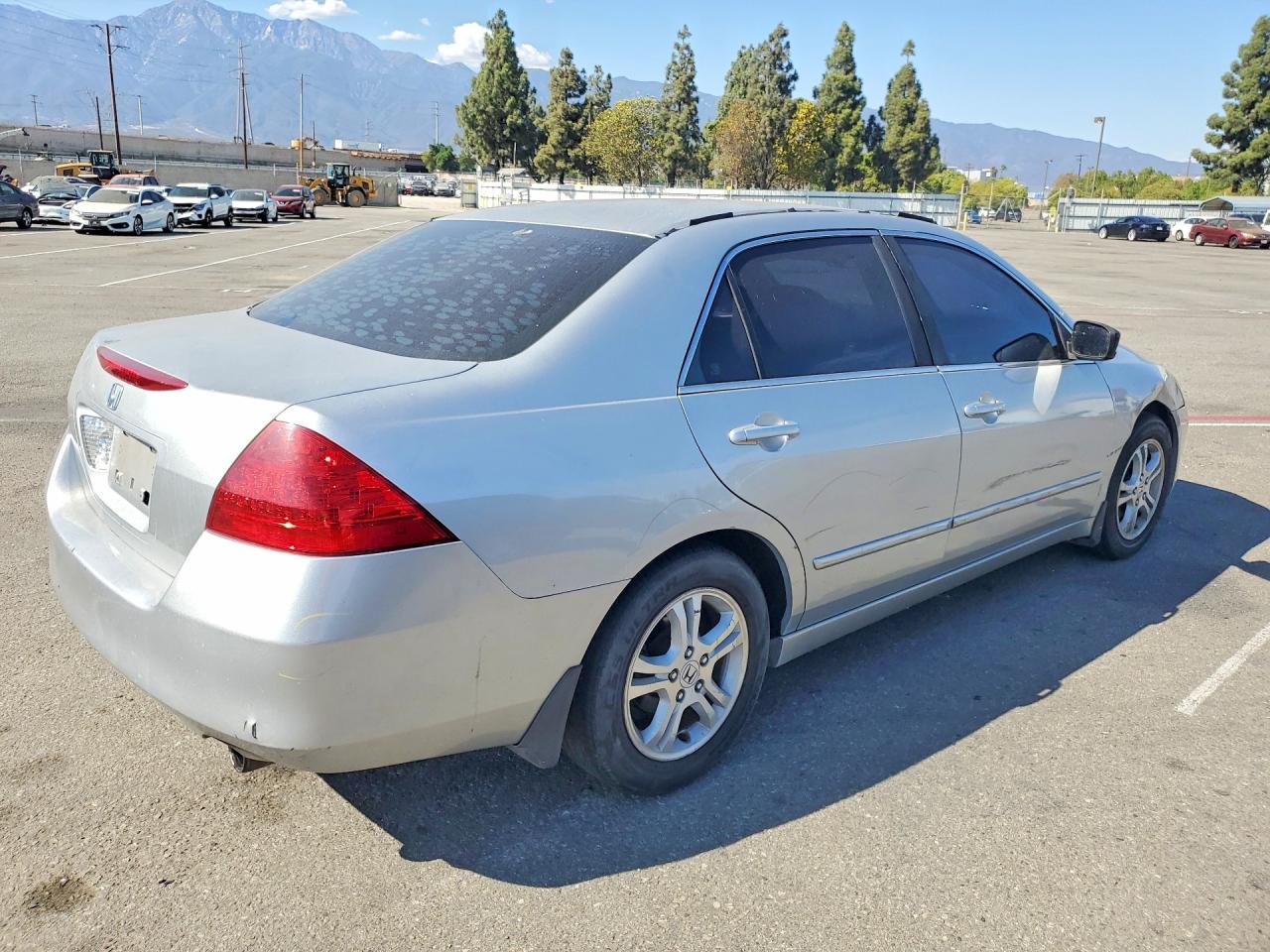 2007 Honda Accord Ex Silver vin: 1HGCM56767A172493