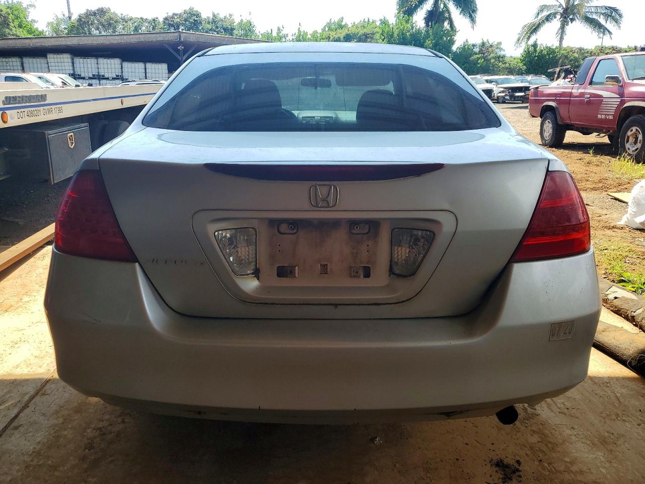 2007 Honda Accord Ex Silver vin: 1HGCM56767A182117