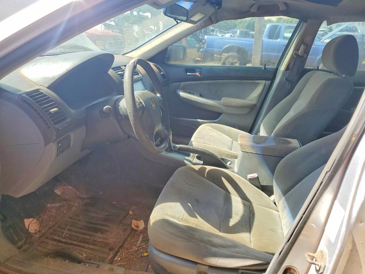 2007 Honda Accord Ex Silver vin: 1HGCM56767A182117