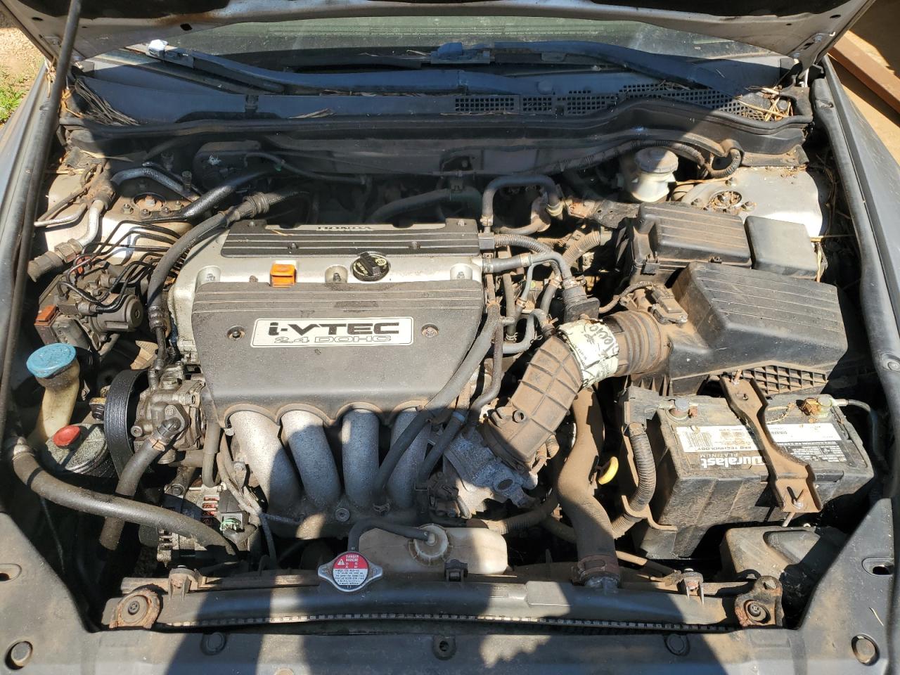 2007 Honda Accord Ex Silver vin: 1HGCM56767A182117 Damage: Air Intake Duct, Broken, Replacement Required