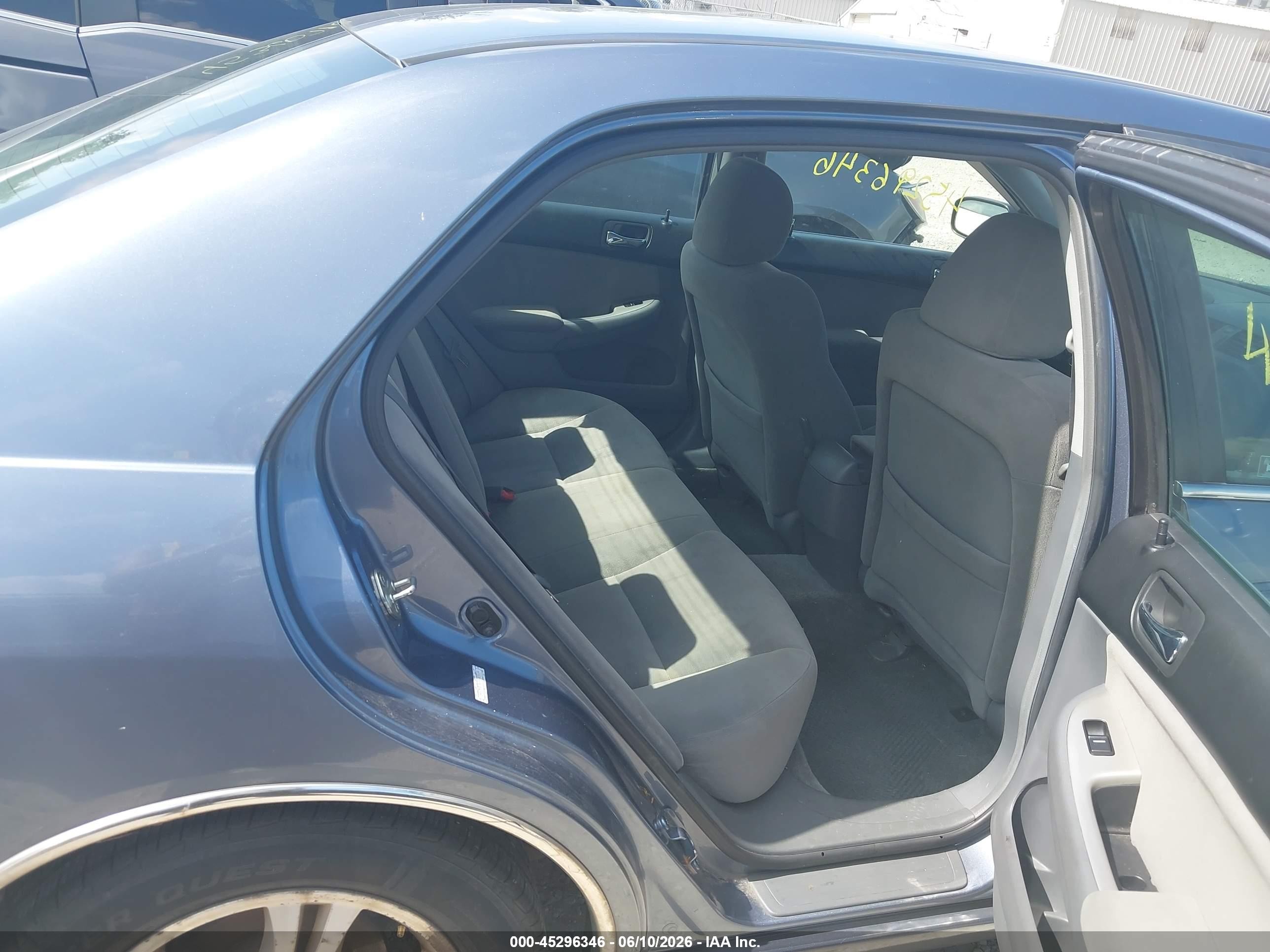 2007 Honda Accord 2.4 Ex Blue vin: 1HGCM56767A203614