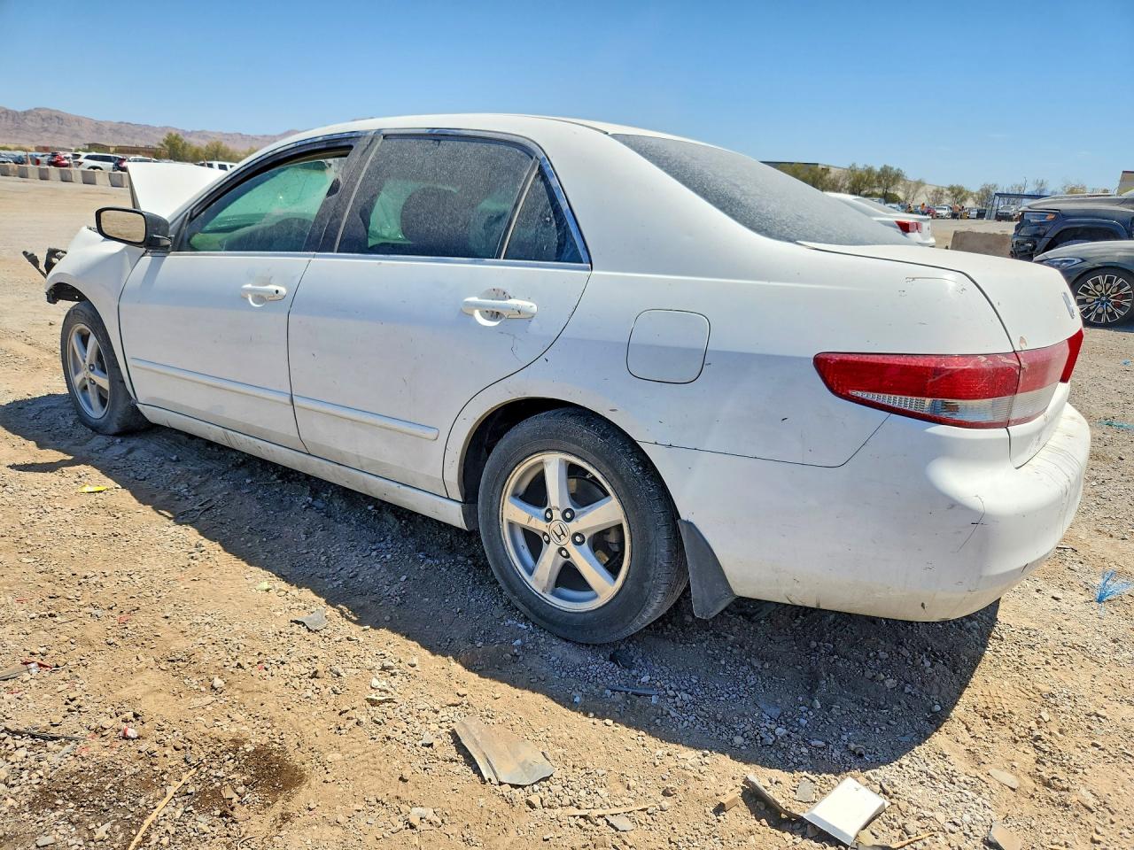 2004 Honda Accord Ex White vin: 1HGCM56774A075797