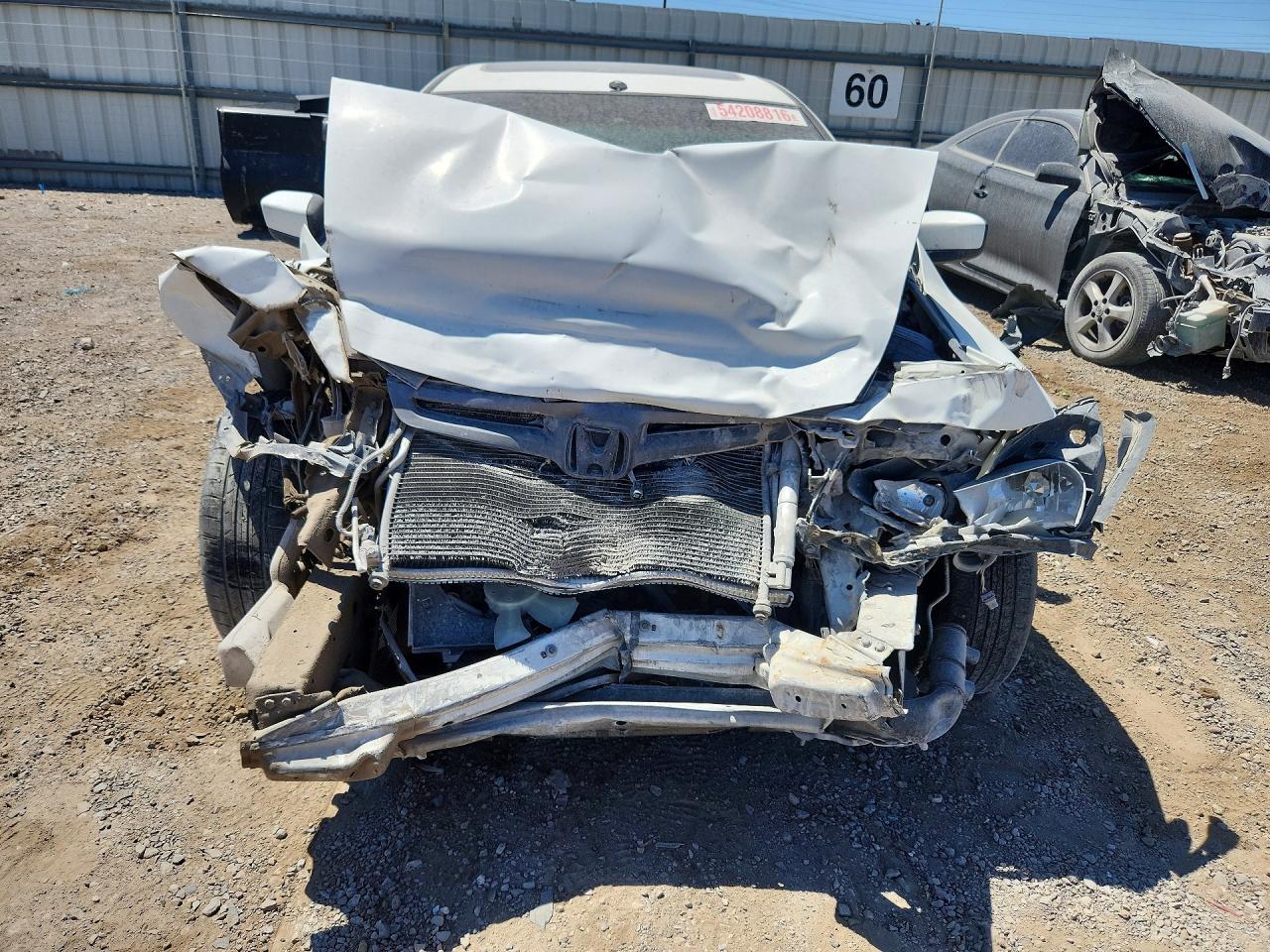 2004 Honda Accord Ex White vin: 1HGCM56774A075797