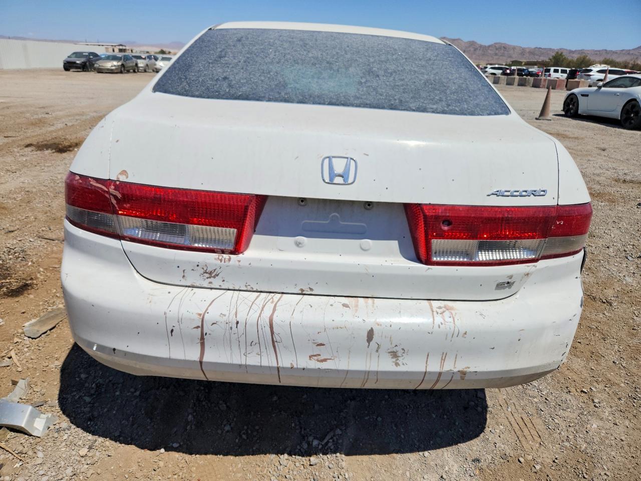 2004 Honda Accord Ex White vin: 1HGCM56774A075797