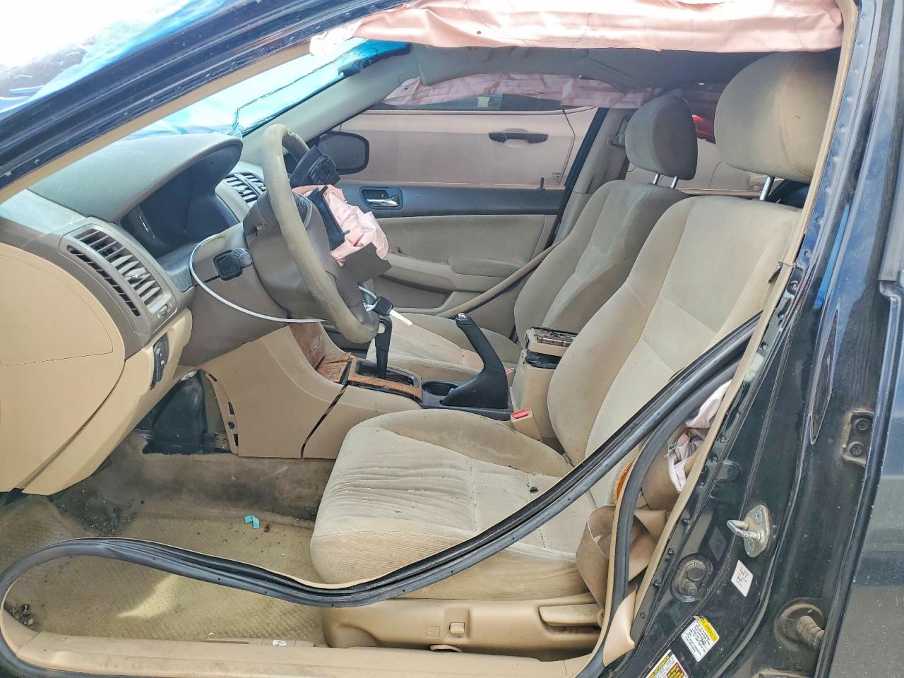 2005 Honda Accord Ex Black vin: 1HGCM56775A024320