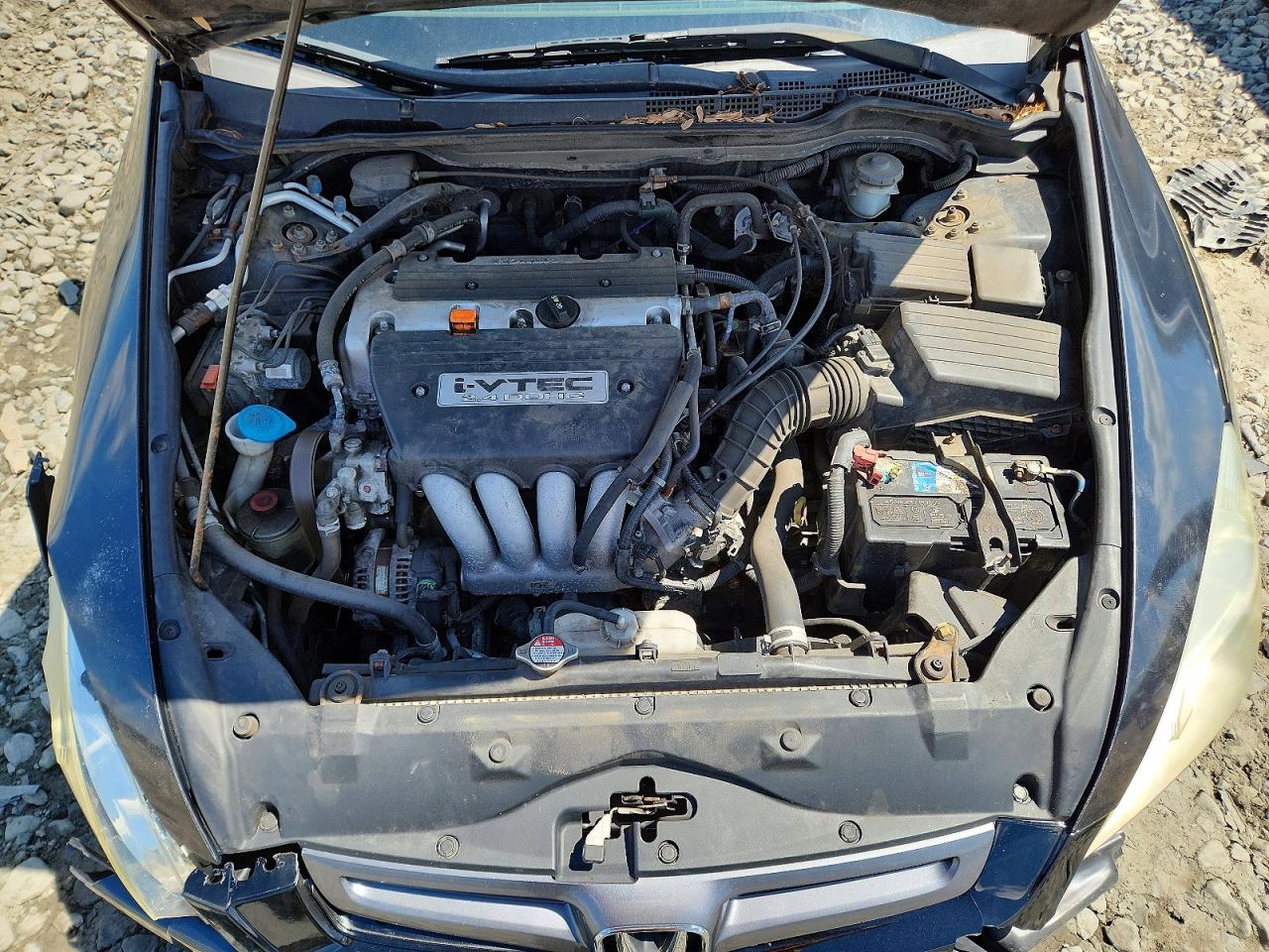 2005 Honda Accord Ex Black vin: 1HGCM56775A031820