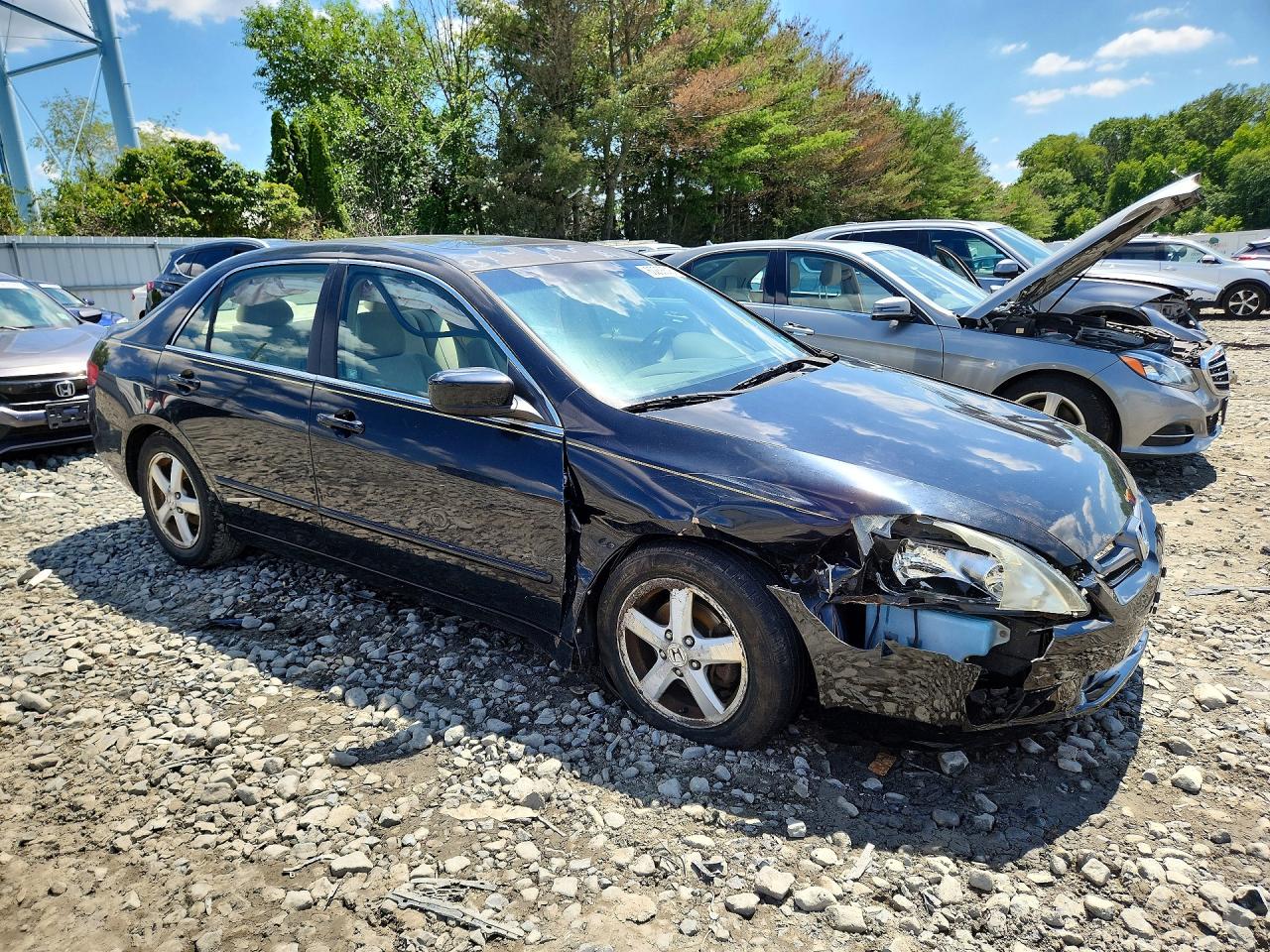 2005 Honda Accord Ex Black vin: 1HGCM56775A031820