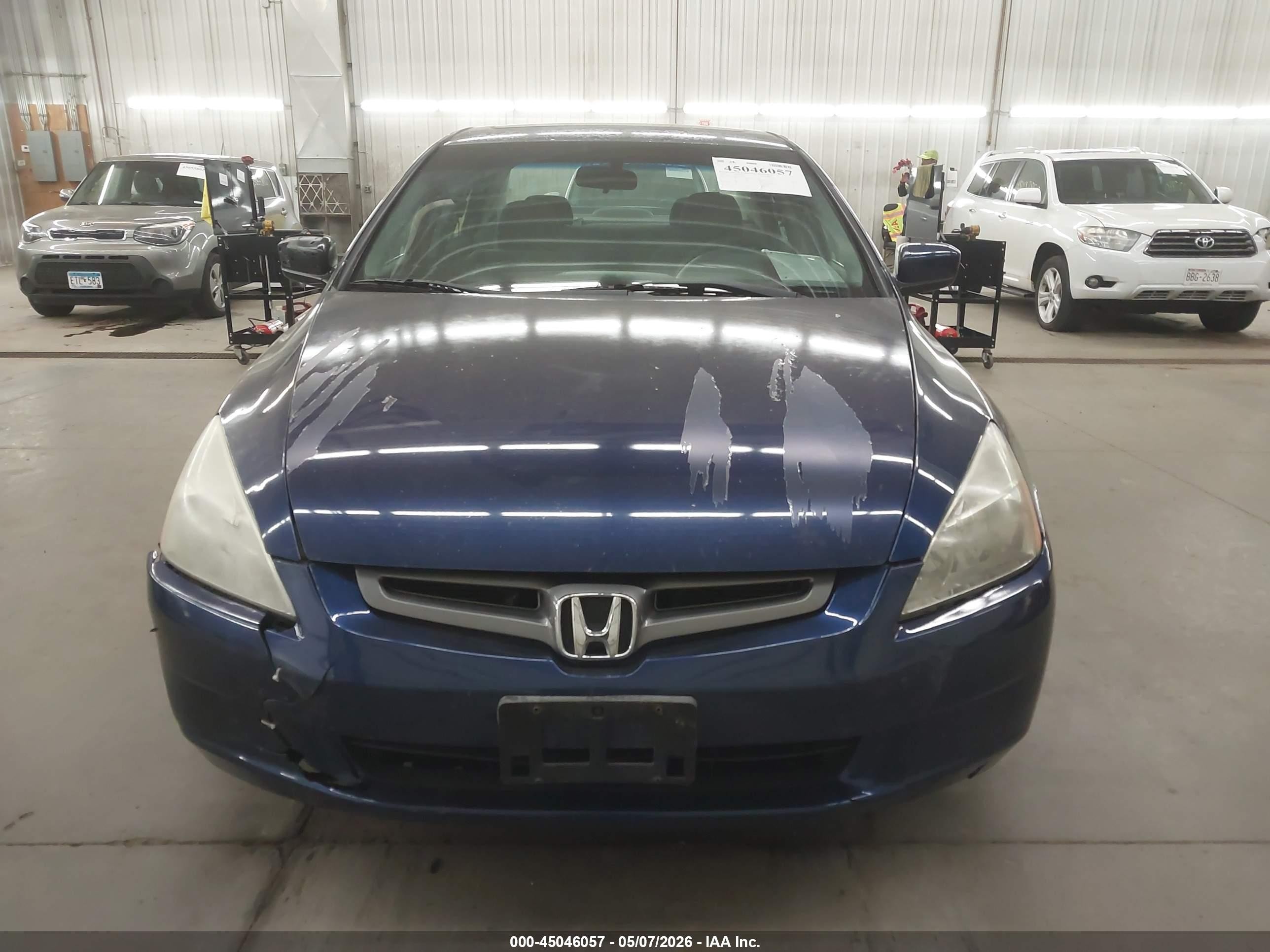 2005 Honda Accord 2.4 Ex Синий vin: 1HGCM56775A139595