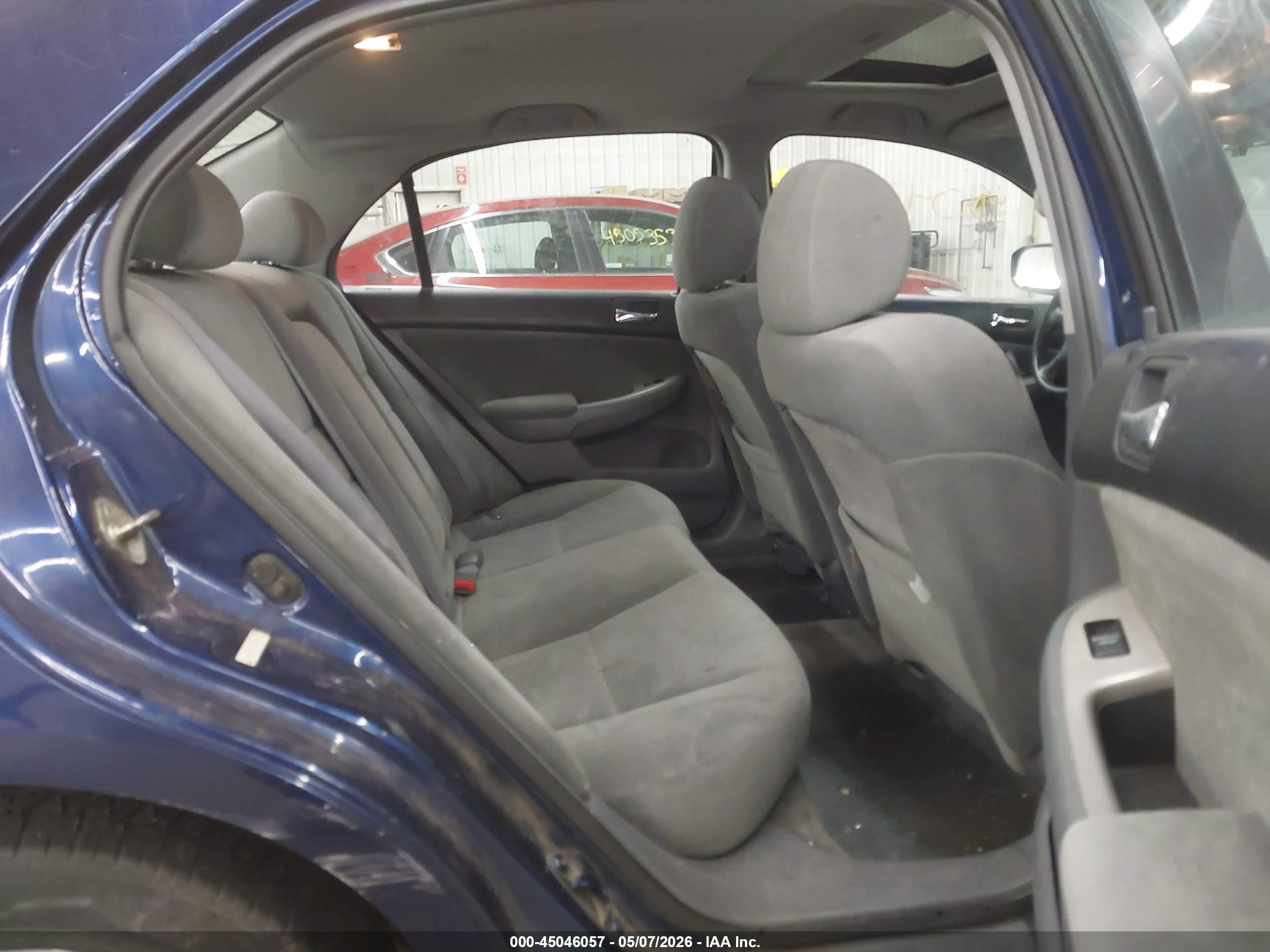 2005 Honda Accord 2.4 Ex Синий vin: 1HGCM56775A139595