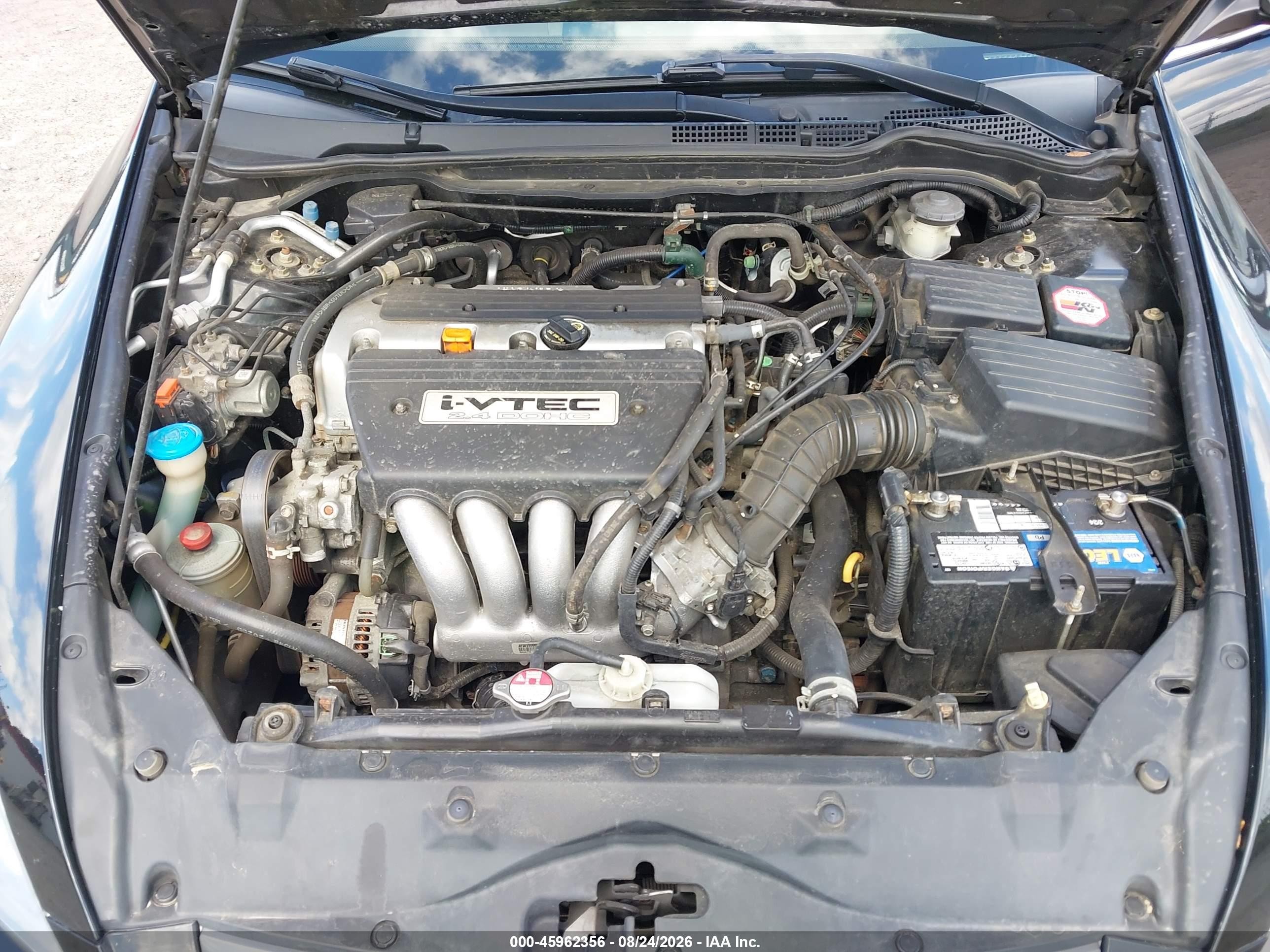 2005 Honda Accord 2.4 Ex Black vin: 1HGCM56775A193317