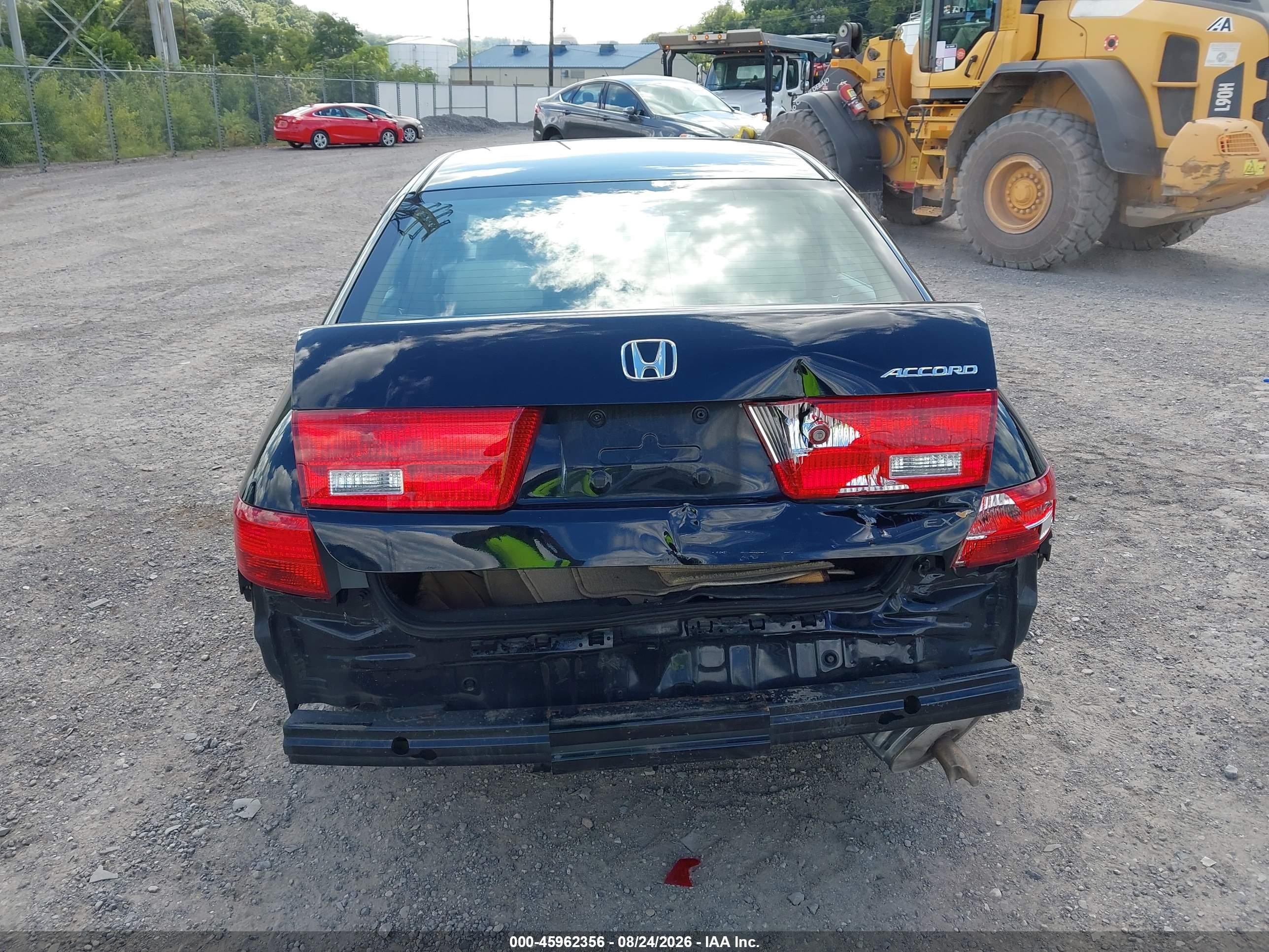 2005 Honda Accord 2.4 Ex Black vin: 1HGCM56775A193317