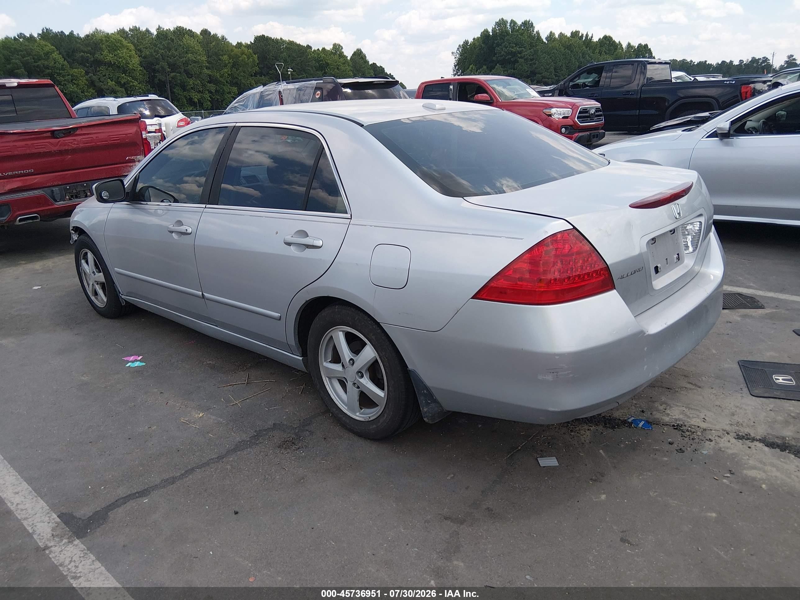 2006 Honda Accord 2.4 Ex Silver vin: 1HGCM56776A041703