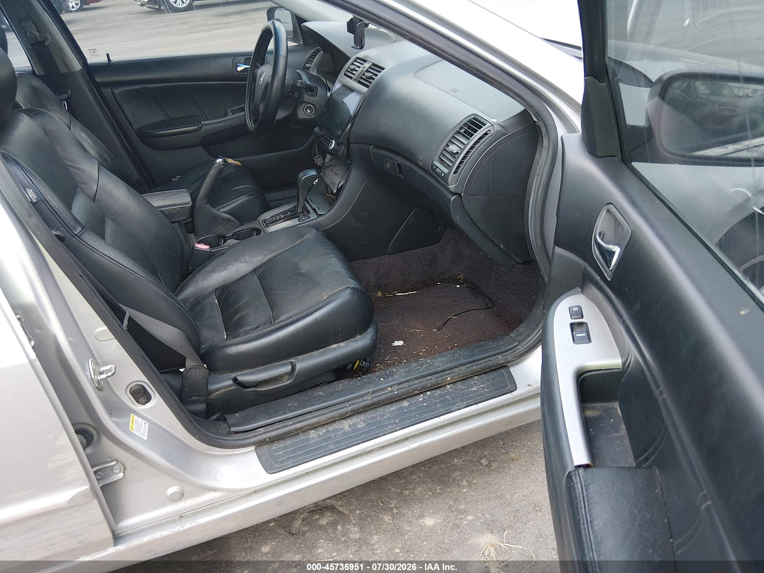 2006 Honda Accord 2.4 Ex Silver vin: 1HGCM56776A041703