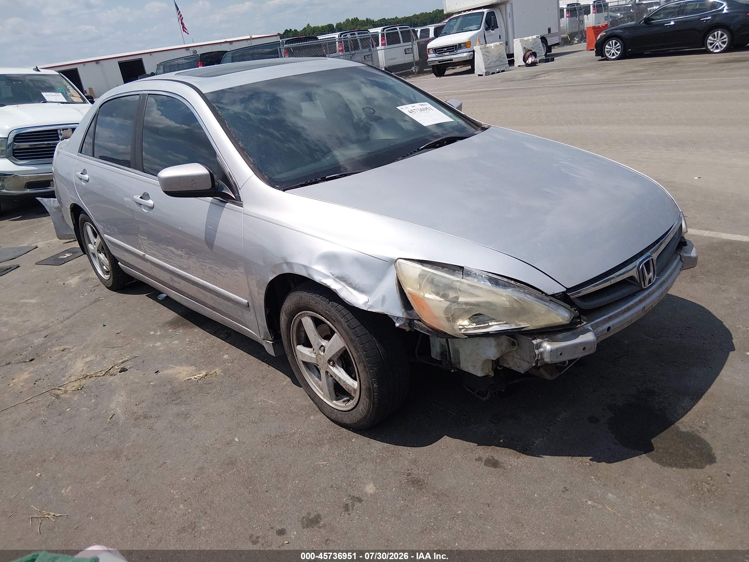 2006 Honda Accord 2.4 Ex Silver vin: 1HGCM56776A041703