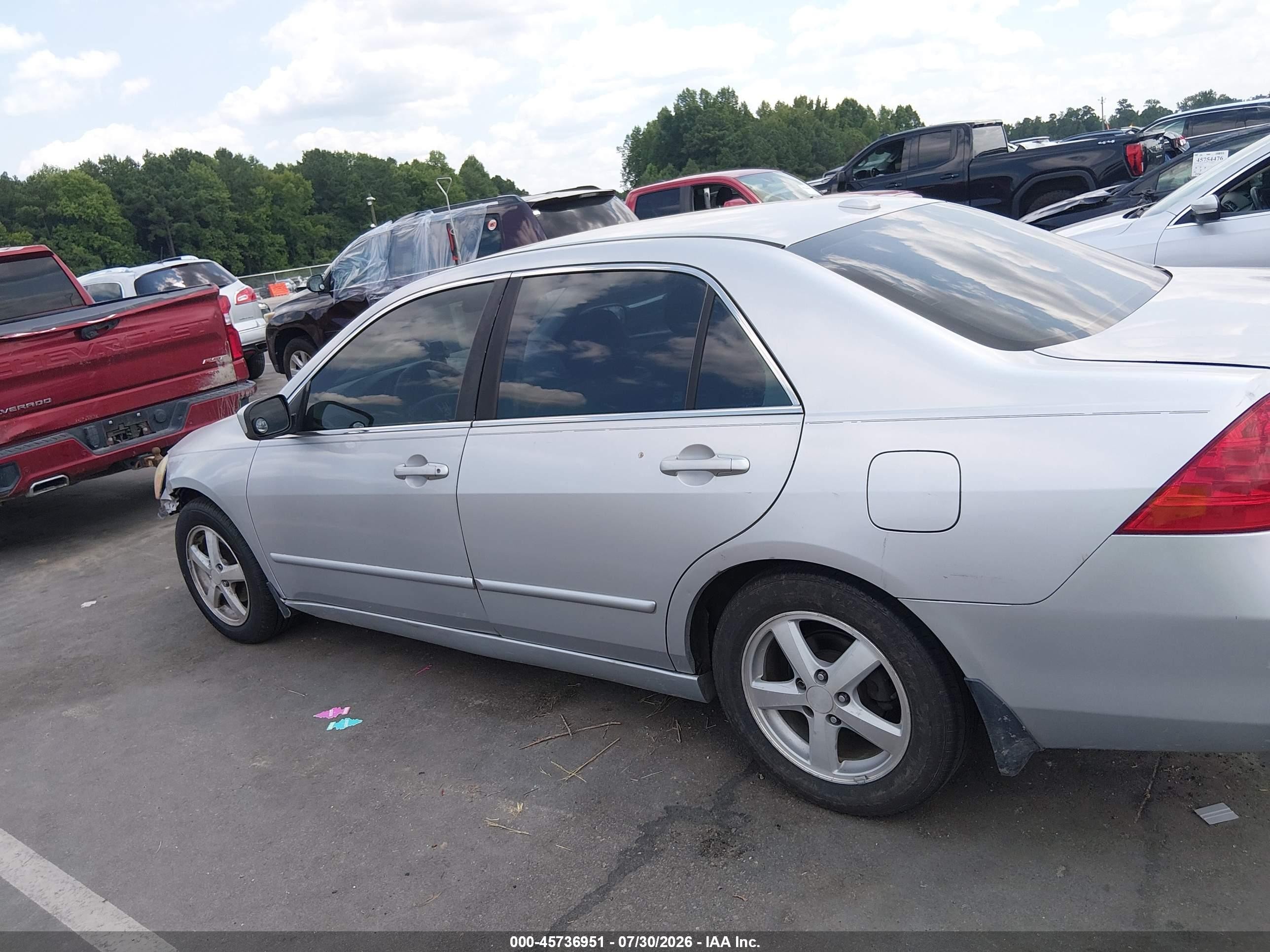 2006 Honda Accord 2.4 Ex Silver vin: 1HGCM56776A041703