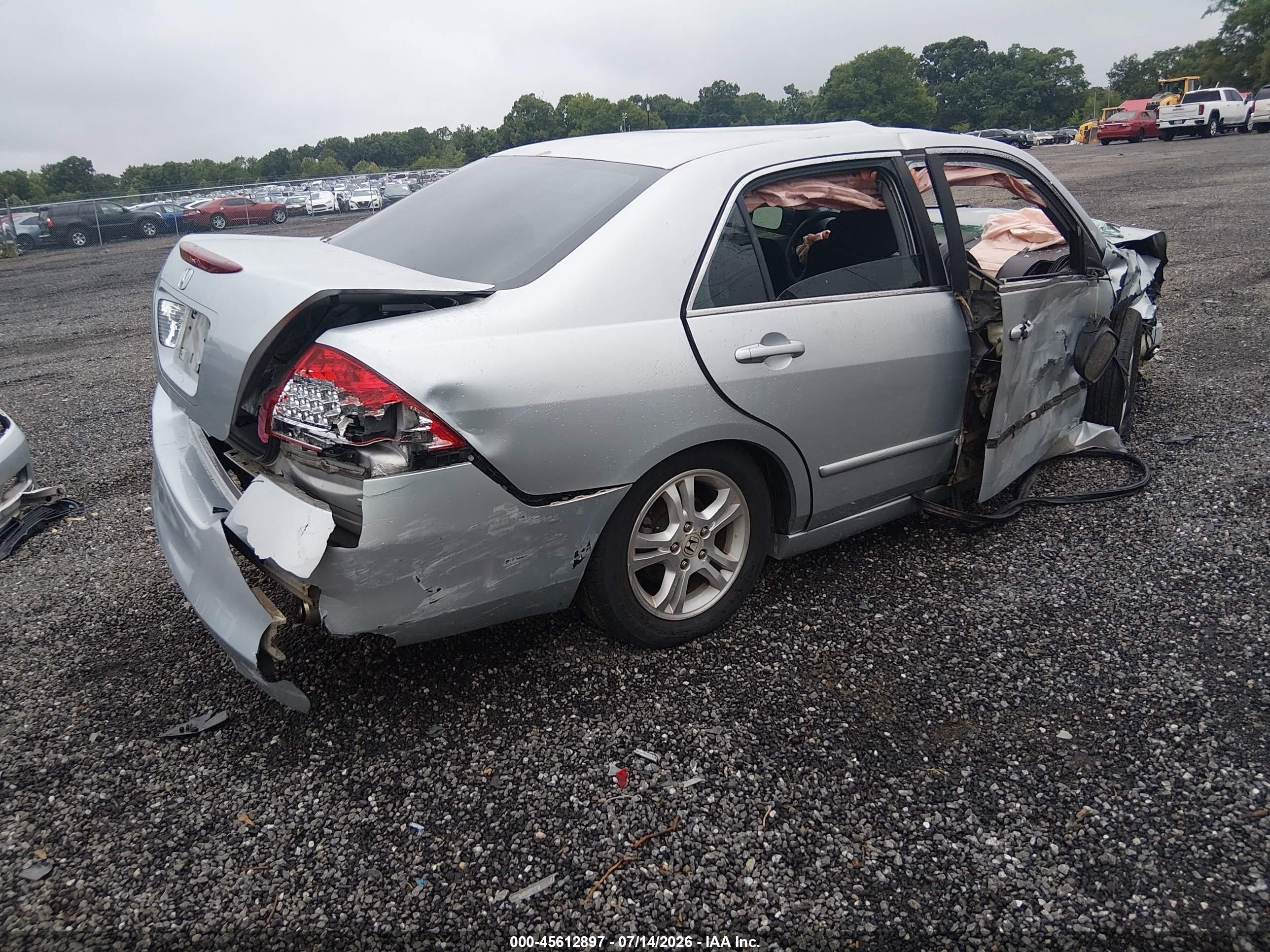 2006 Honda Accord 2.4 Ex Silver vin: 1HGCM56776A097074