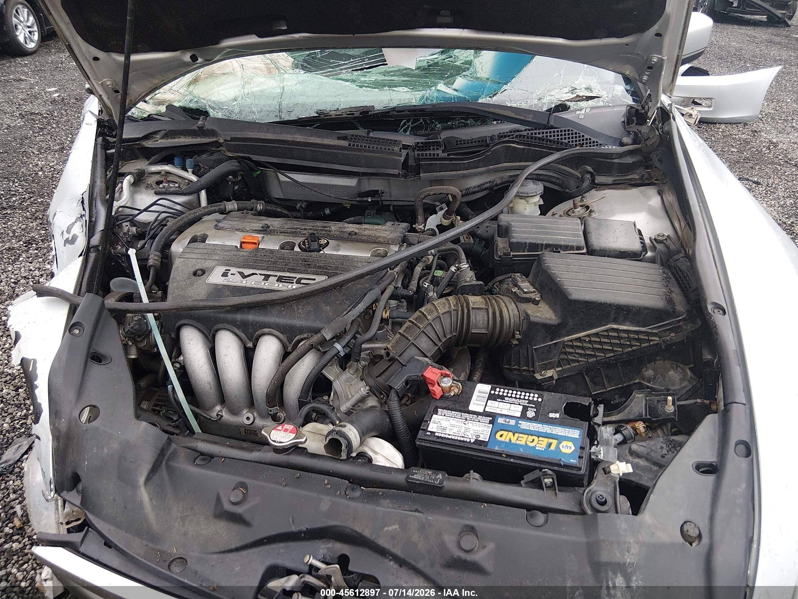 2006 Honda Accord 2.4 Ex Silver vin: 1HGCM56776A097074