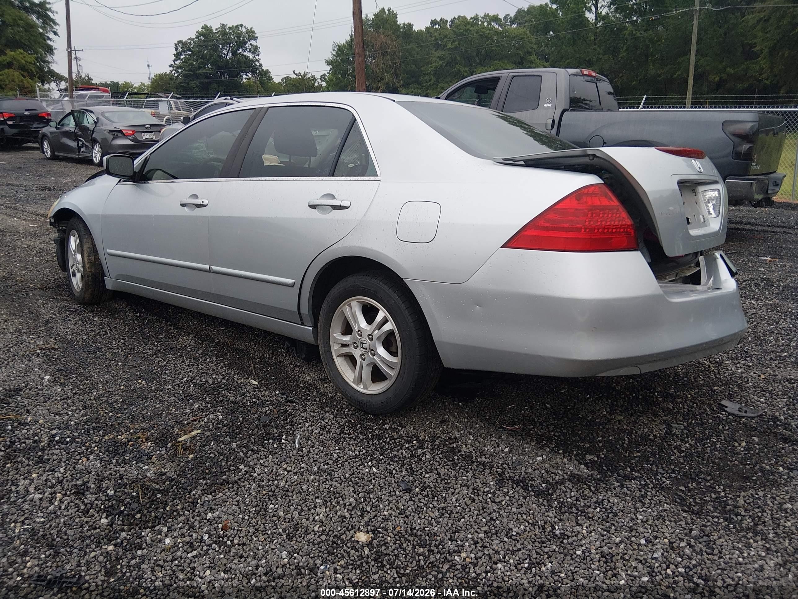 2006 Honda Accord 2.4 Ex Silver vin: 1HGCM56776A097074