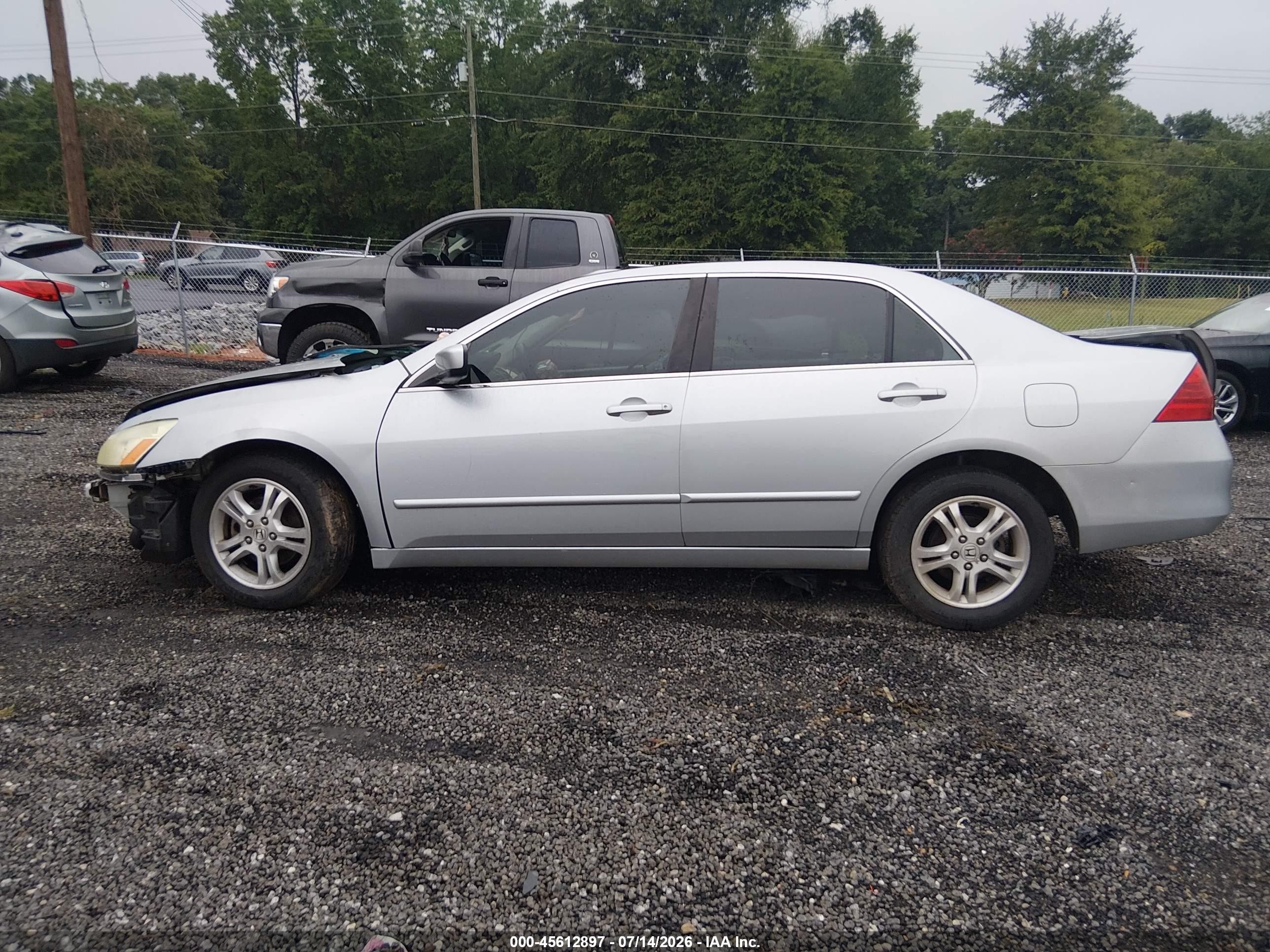 2006 Honda Accord 2.4 Ex Silver vin: 1HGCM56776A097074