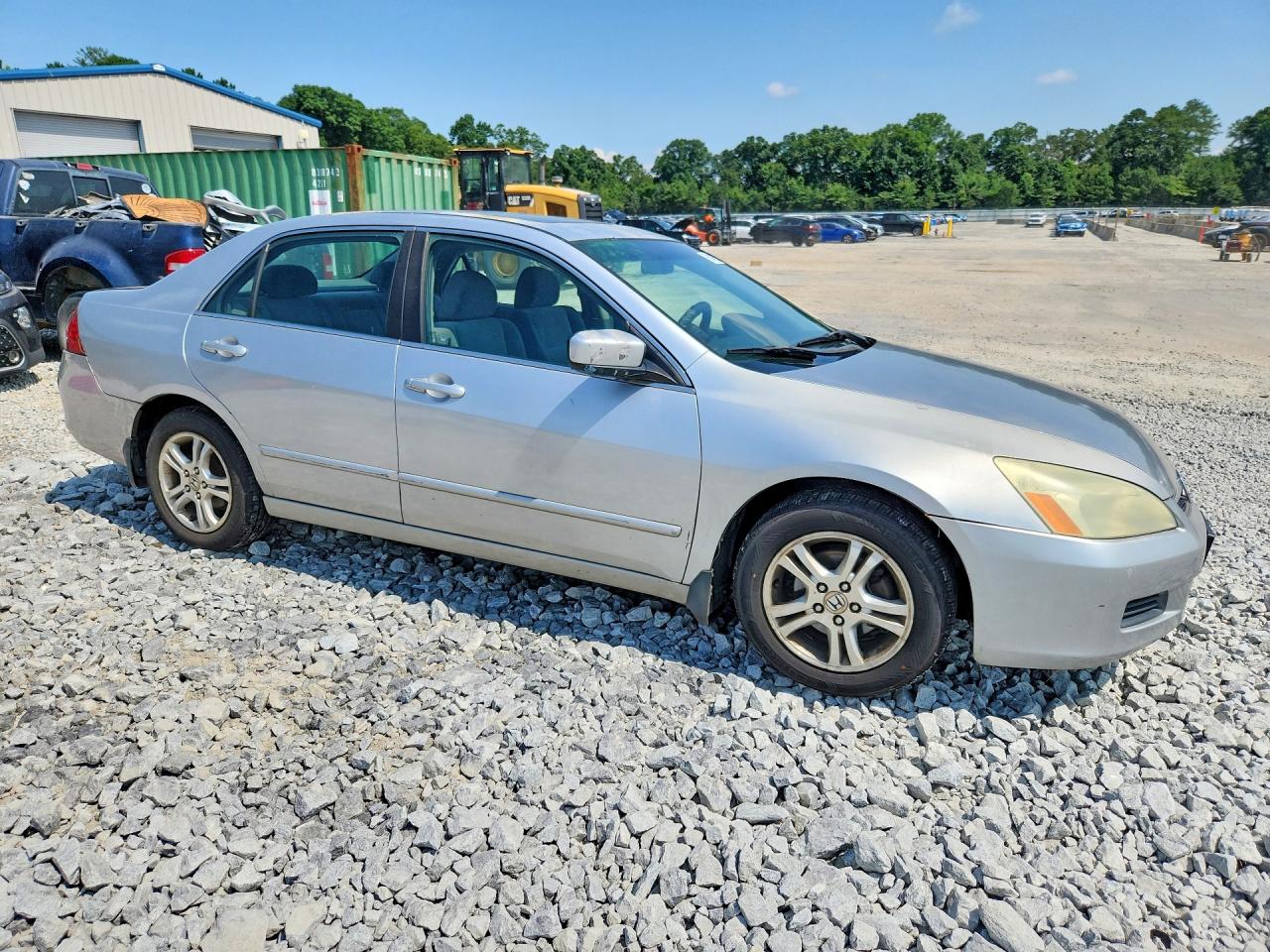 2006 Honda Accord Ex Silver vin: 1HGCM56776A113144