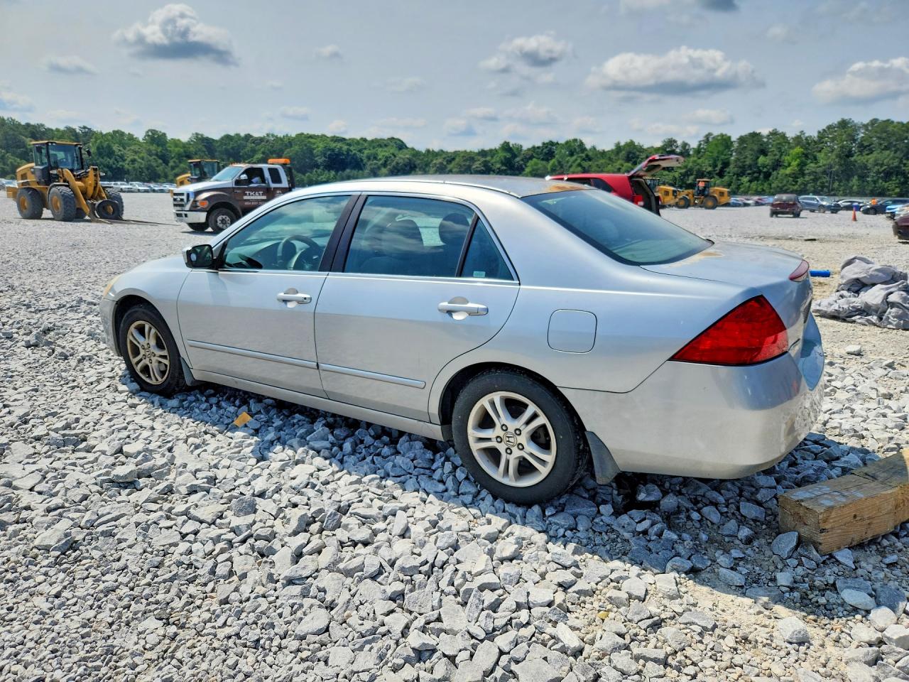 2006 Honda Accord Ex Silver vin: 1HGCM56776A113144