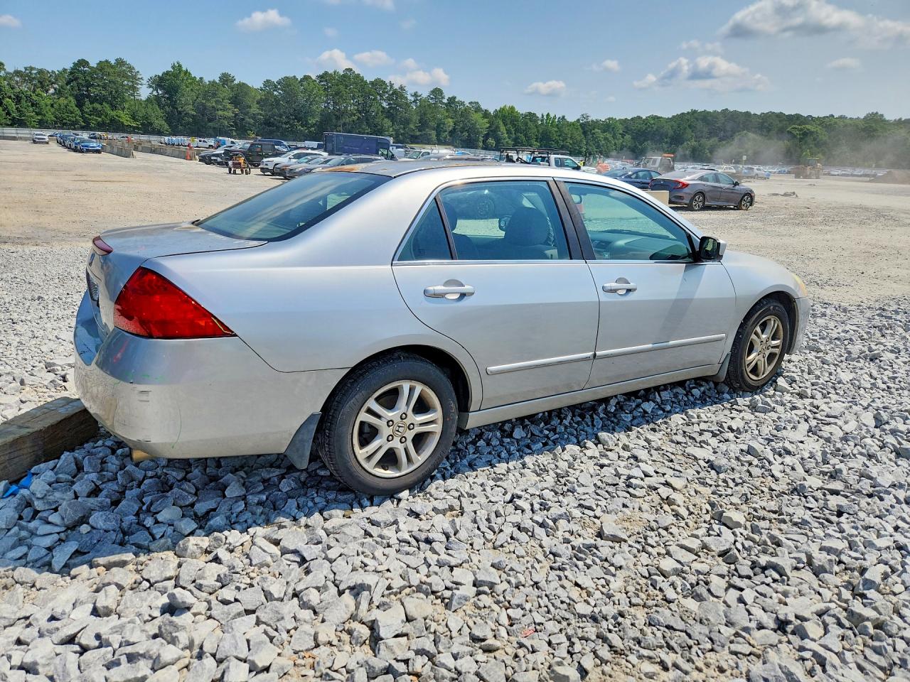 2006 Honda Accord Ex Silver vin: 1HGCM56776A113144