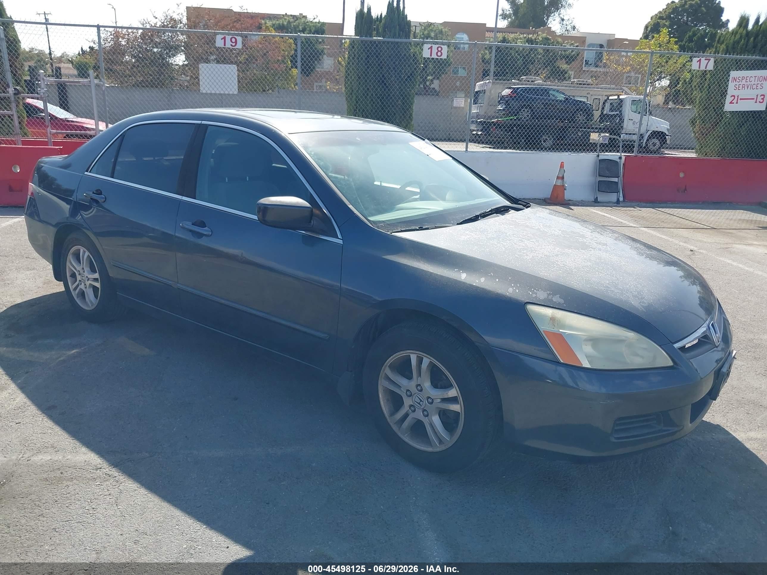 2006 Honda Accord 2.4 Ex Gray vin: 1HGCM56776A121213