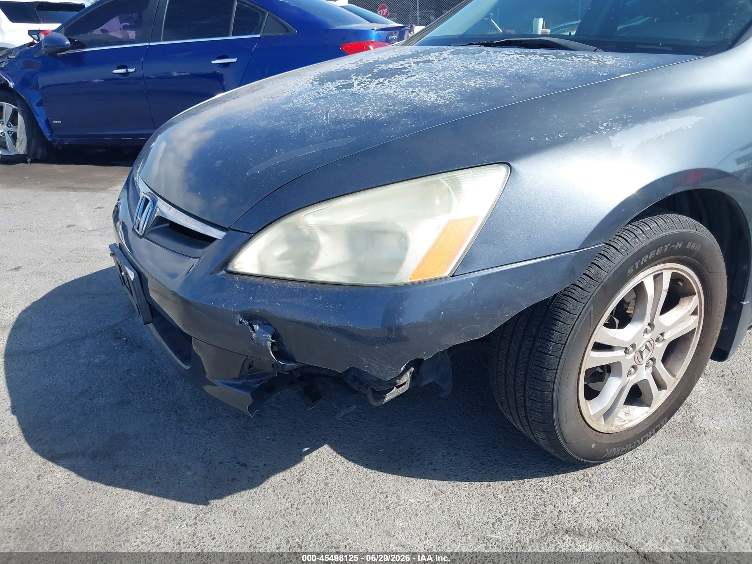 2006 Honda Accord 2.4 Ex Gray vin: 1HGCM56776A121213
