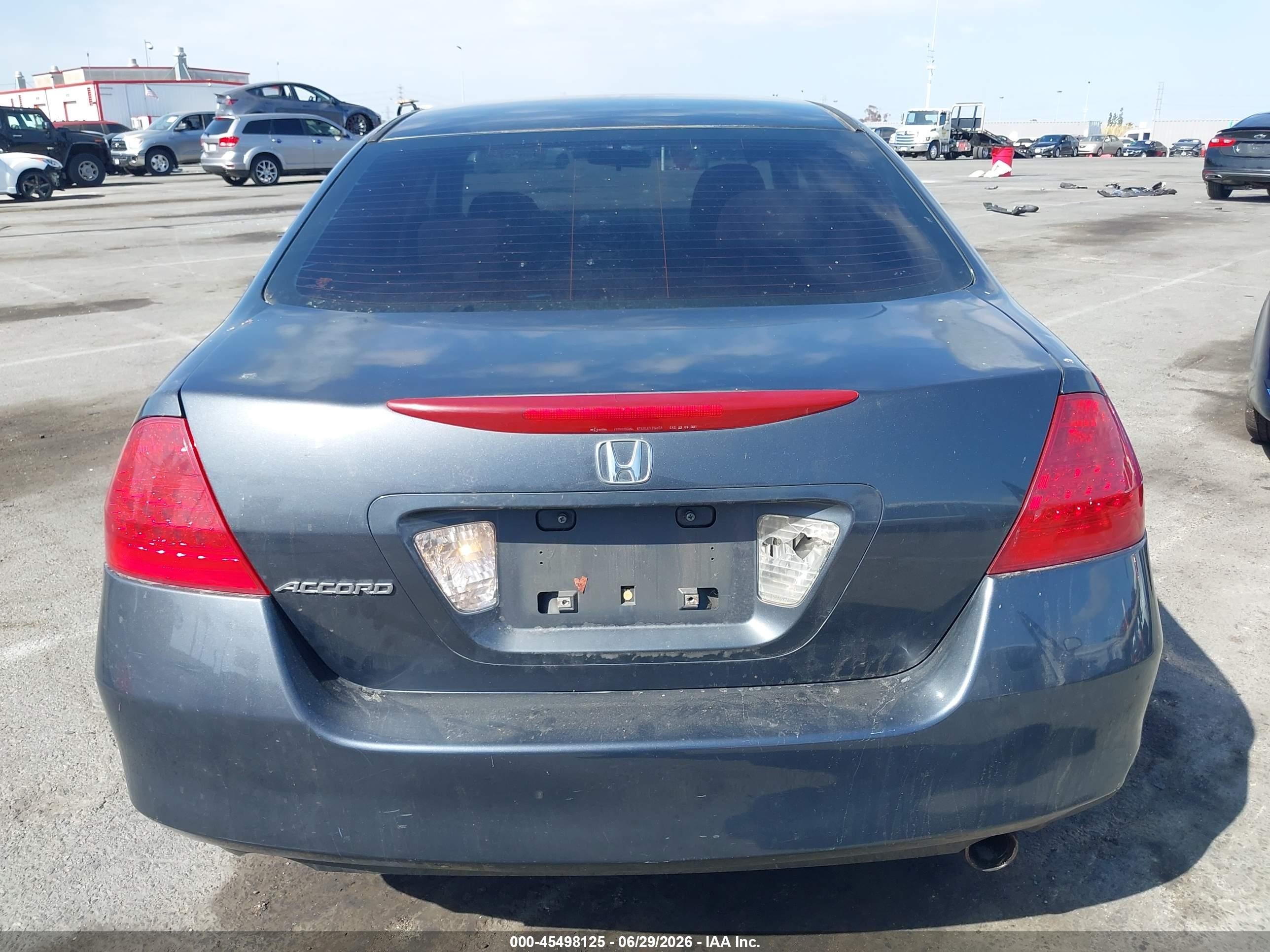 2006 Honda Accord 2.4 Ex Gray vin: 1HGCM56776A121213