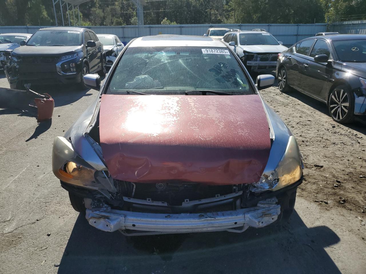 2006 Honda Accord Ex Silver vin: 1HGCM56776A183842