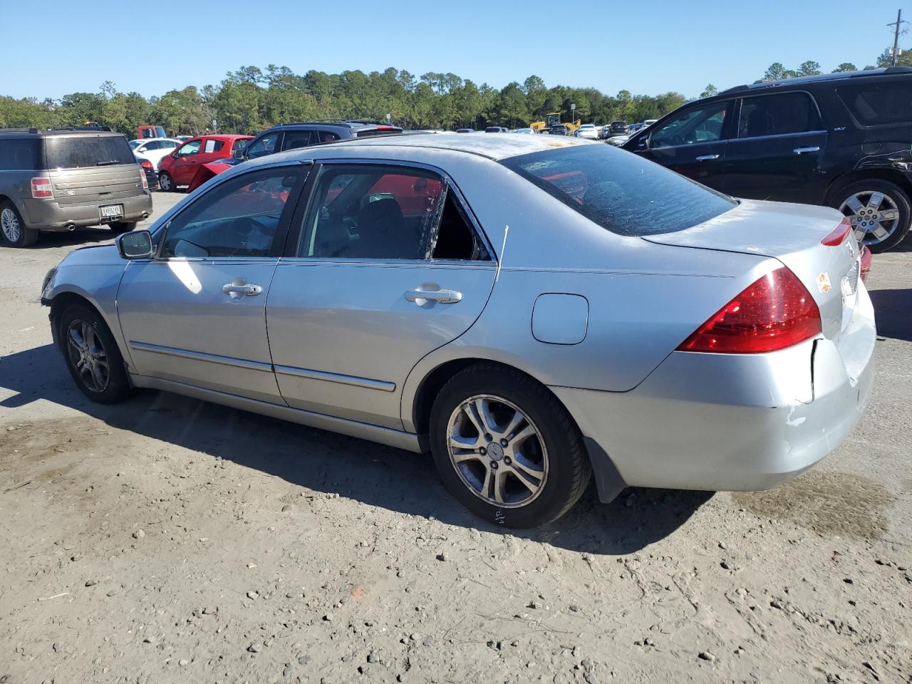 2006 Honda Accord Ex Silver vin: 1HGCM56776A183842