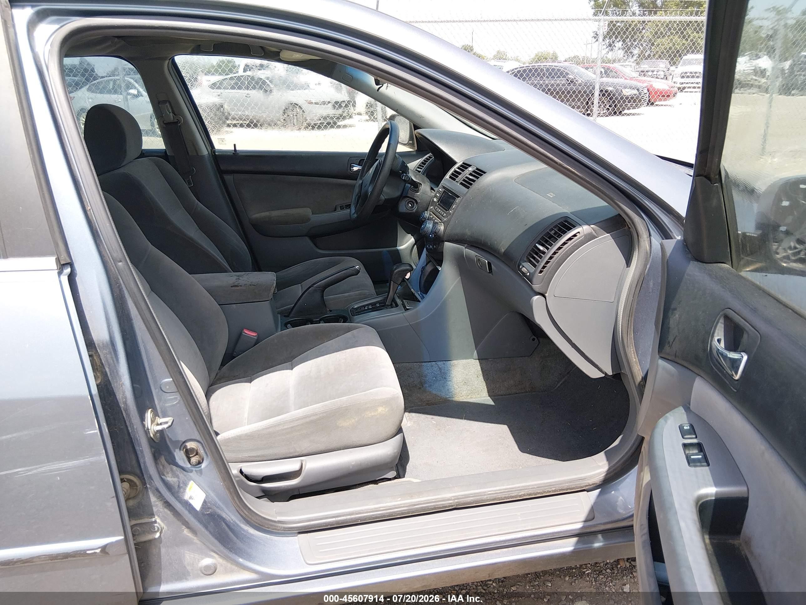 2007 Honda Accord 2.4 Ex Синий vin: 1HGCM56777A037748