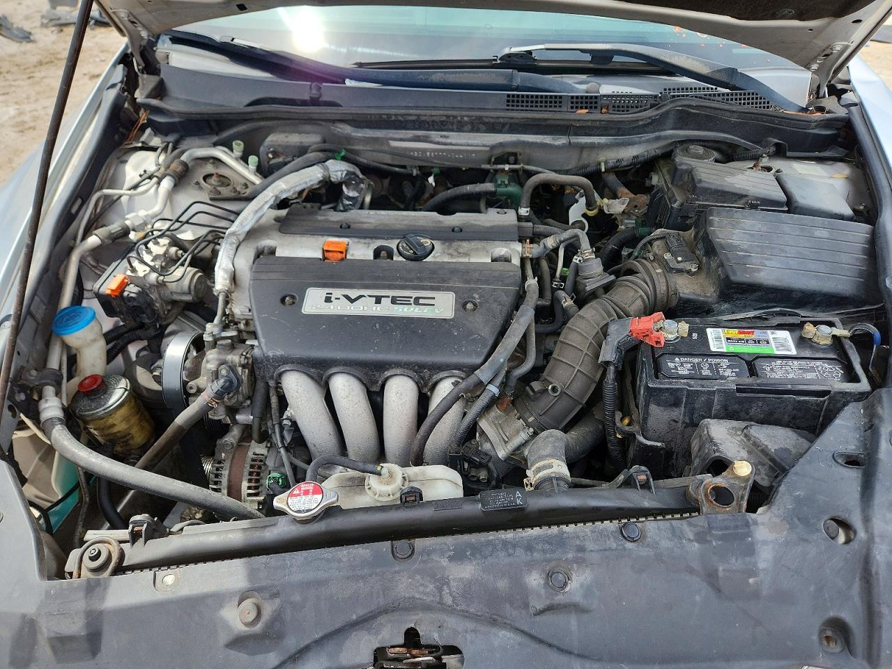2007 Honda Accord Ex Серебряный vin: 1HGCM56777A044117
