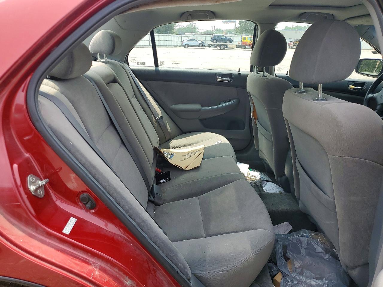 2007 Honda Accord Ex Red vin: 1HGCM56777A129278