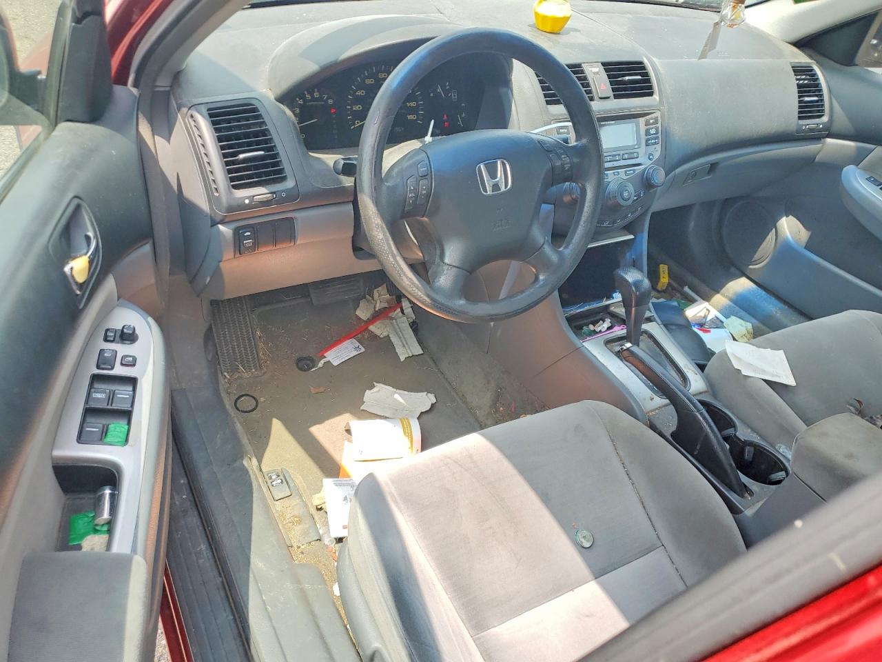2007 Honda Accord Ex Red vin: 1HGCM56777A129278