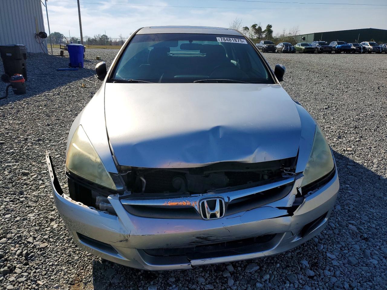 2007 Honda Accord Ex Silver vin: 1HGCM56777A141737