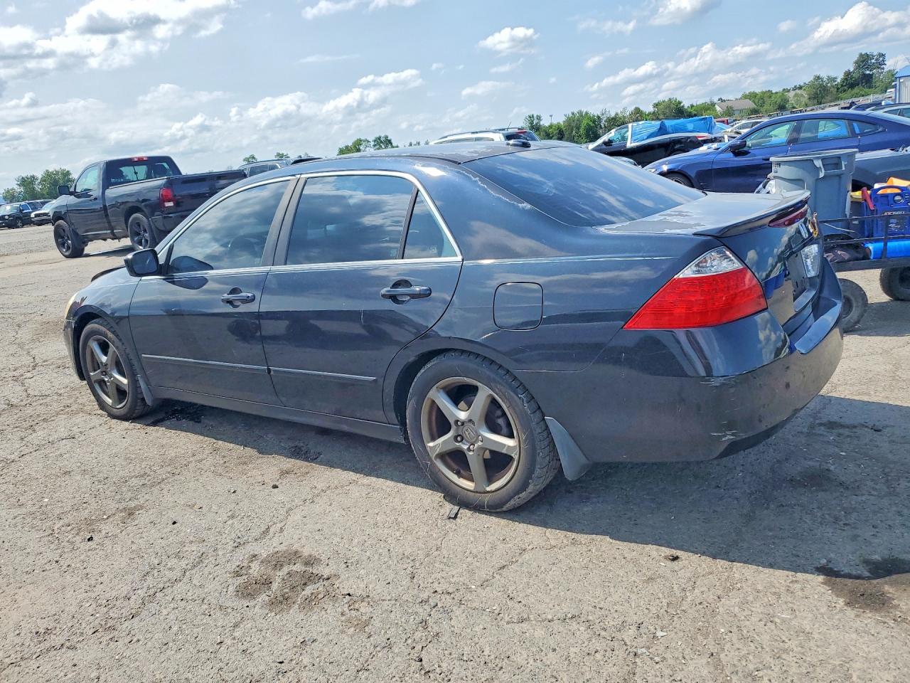 2007 Honda Accord Ex Black vin: 1HGCM56777A171840