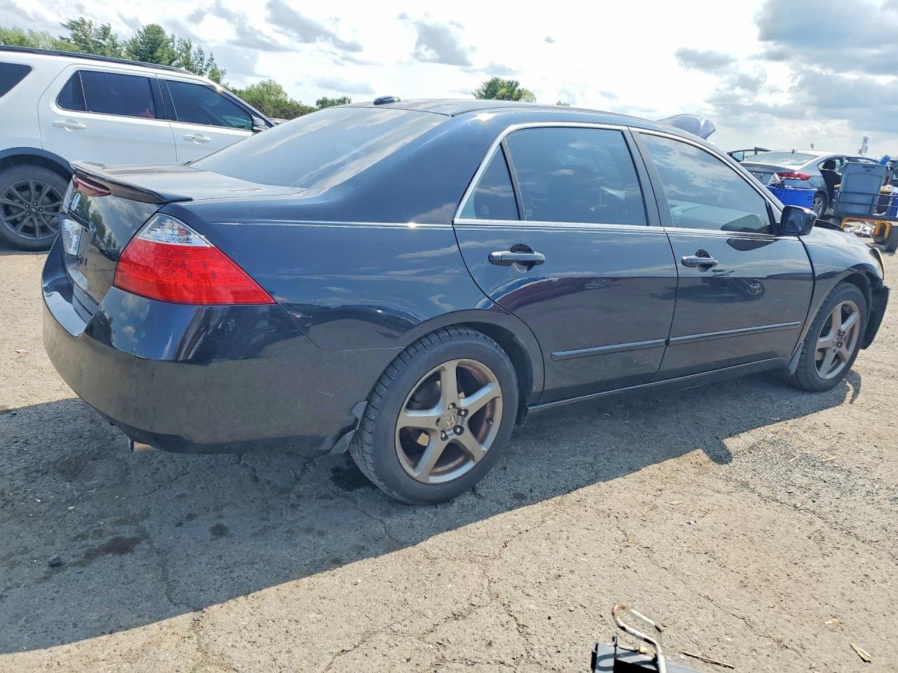 2007 Honda Accord Ex Black vin: 1HGCM56777A171840