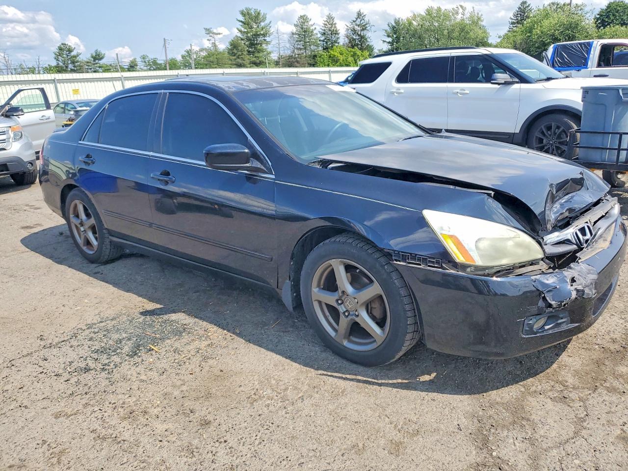 2007 Honda Accord Ex Black vin: 1HGCM56777A171840