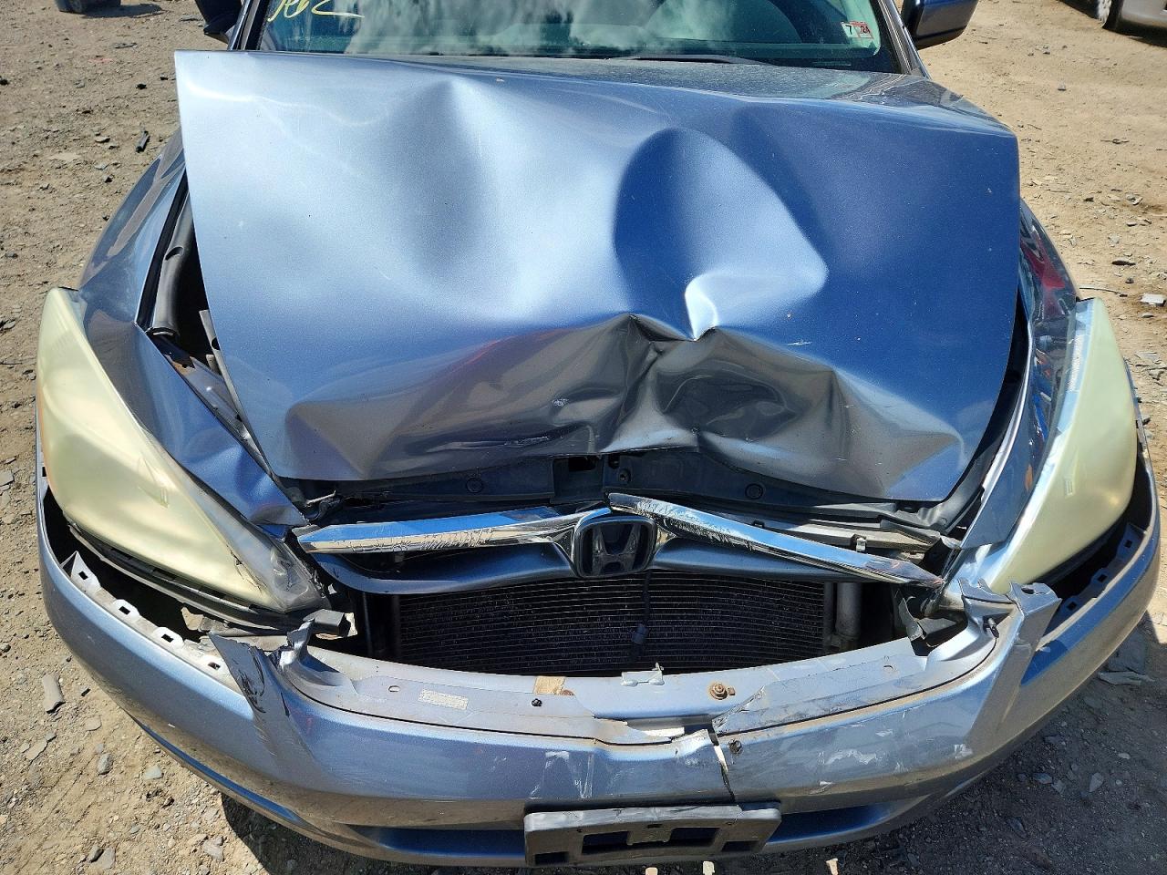 2007 Honda Accord Ex Серый vin: 1HGCM56777A200611